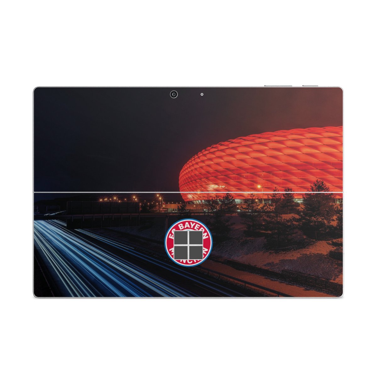 Allianz Arena bei Nacht FCB