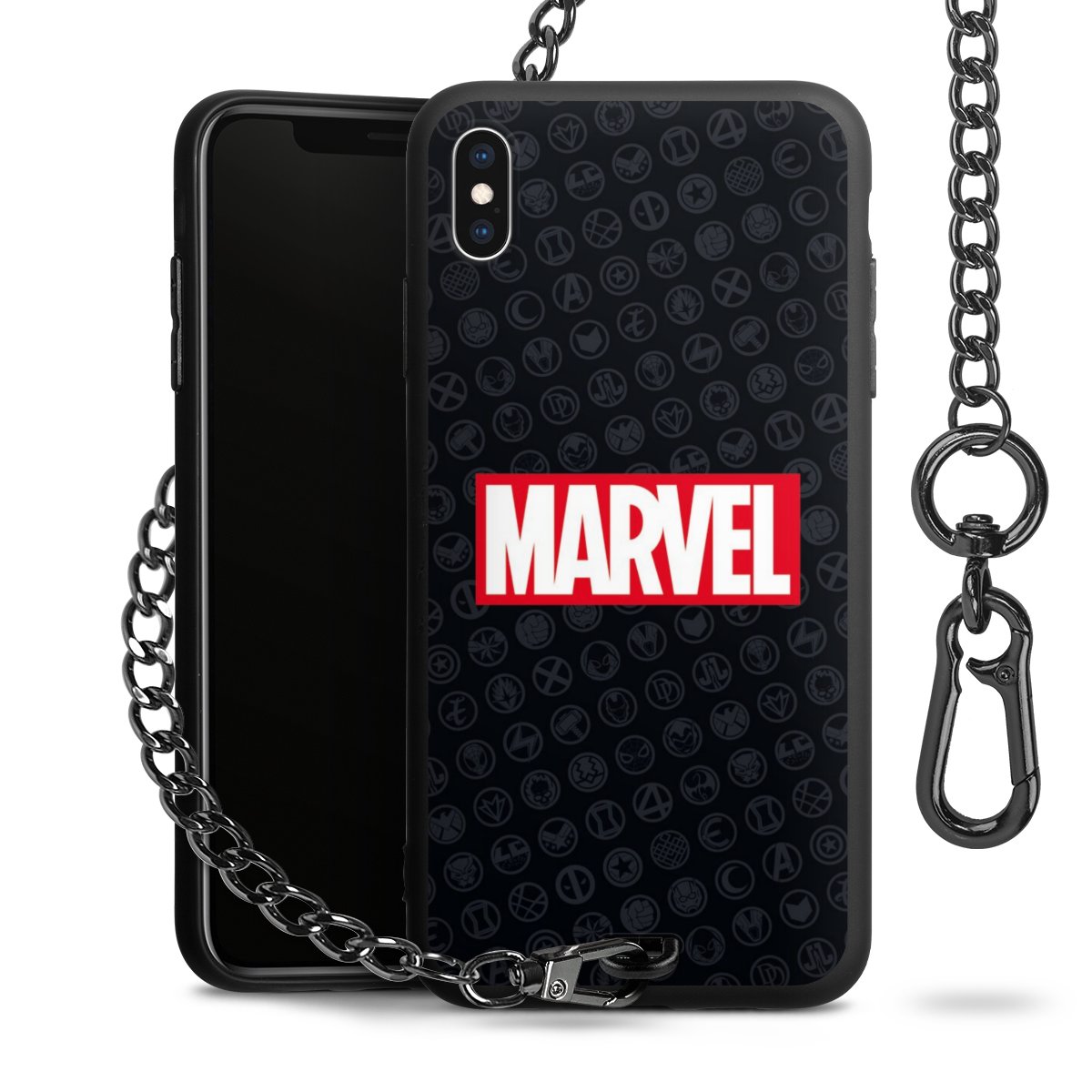 Marvel Logo Black Red 