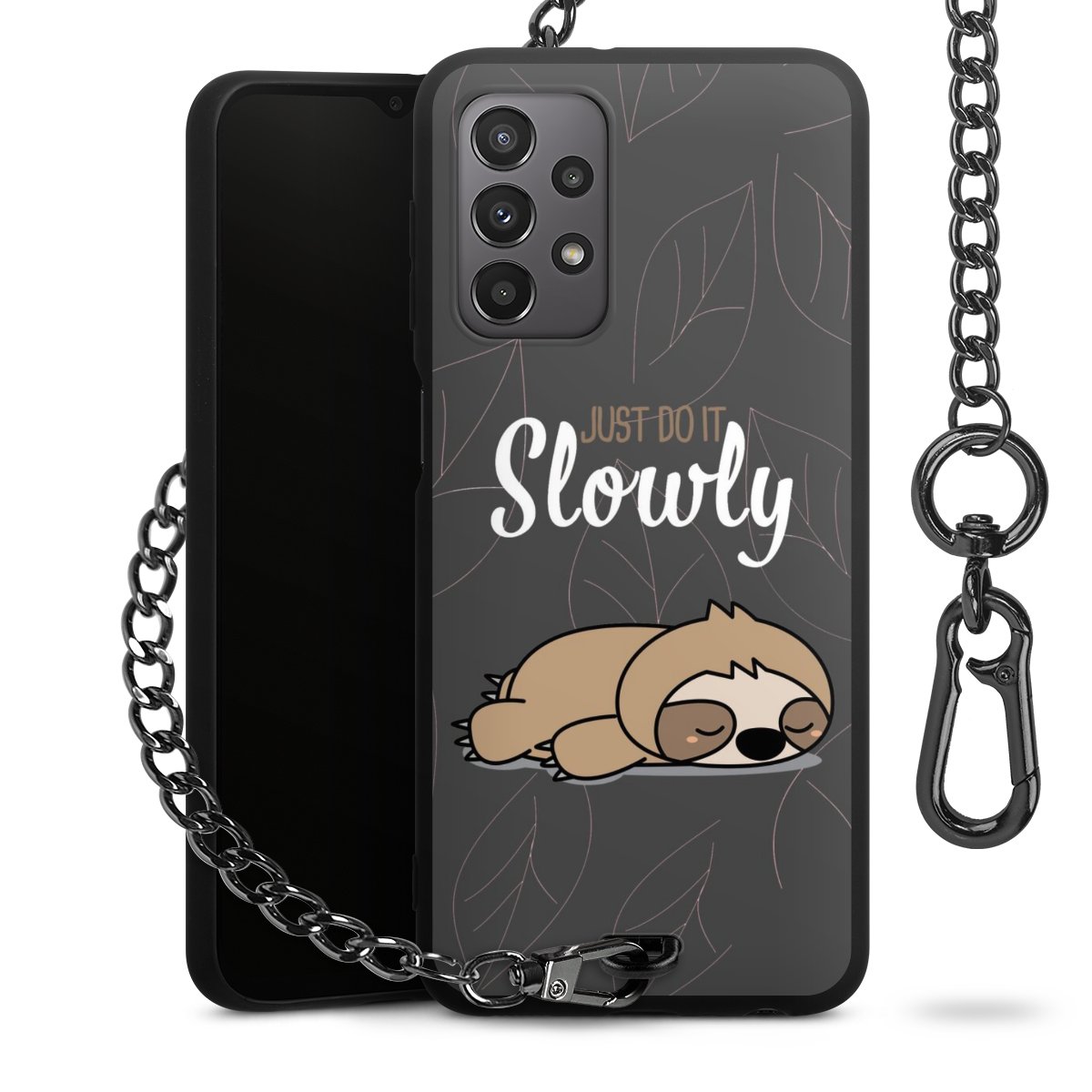 Just Do It Slowly Sloth Grey