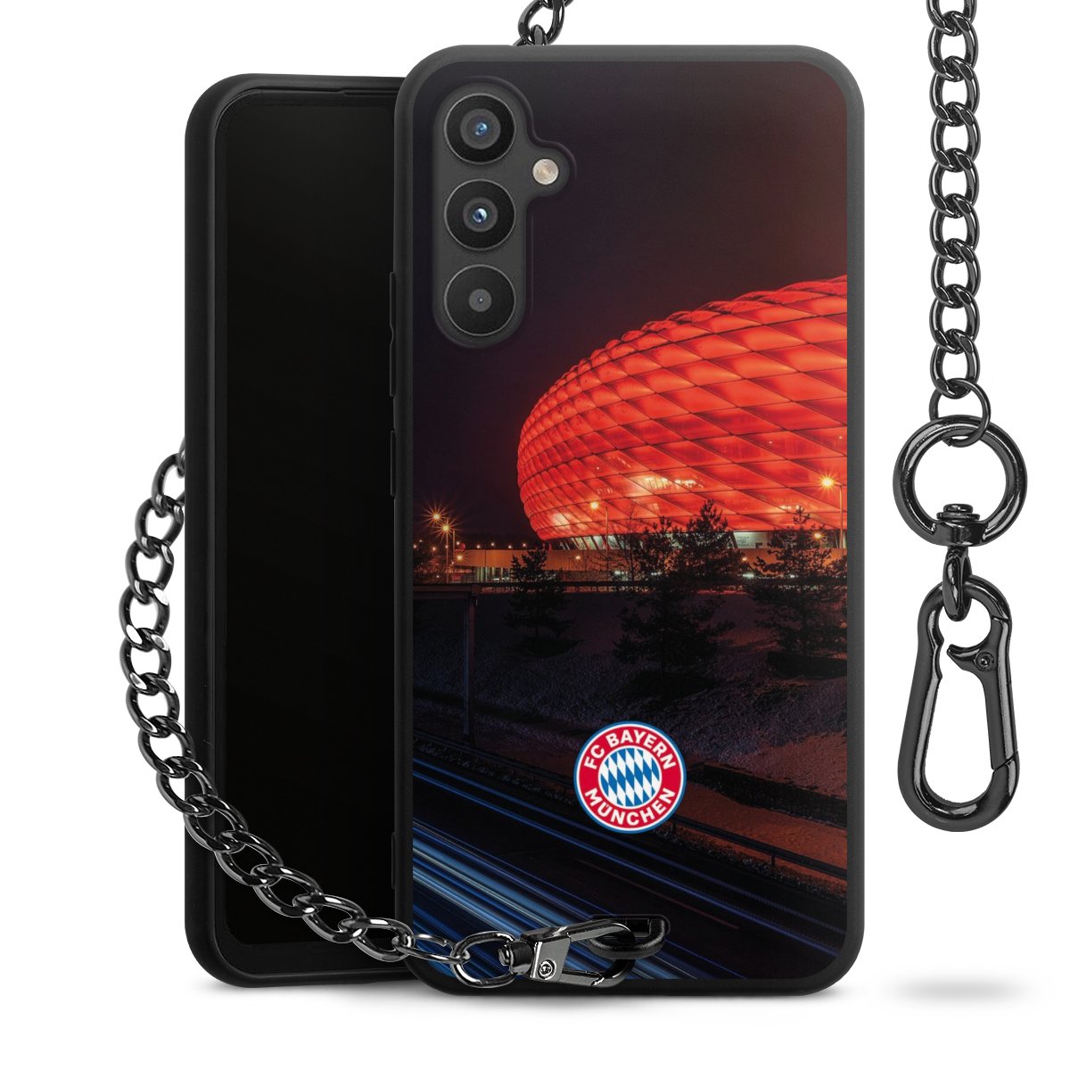 Allianz Arena bei Nacht FCB