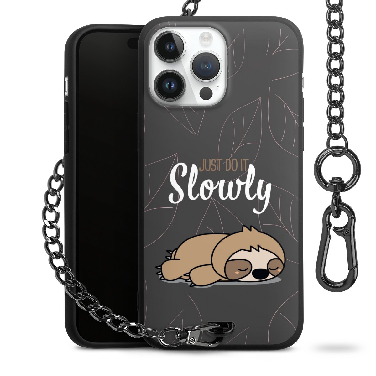 Just Do It Slowly Sloth Grey