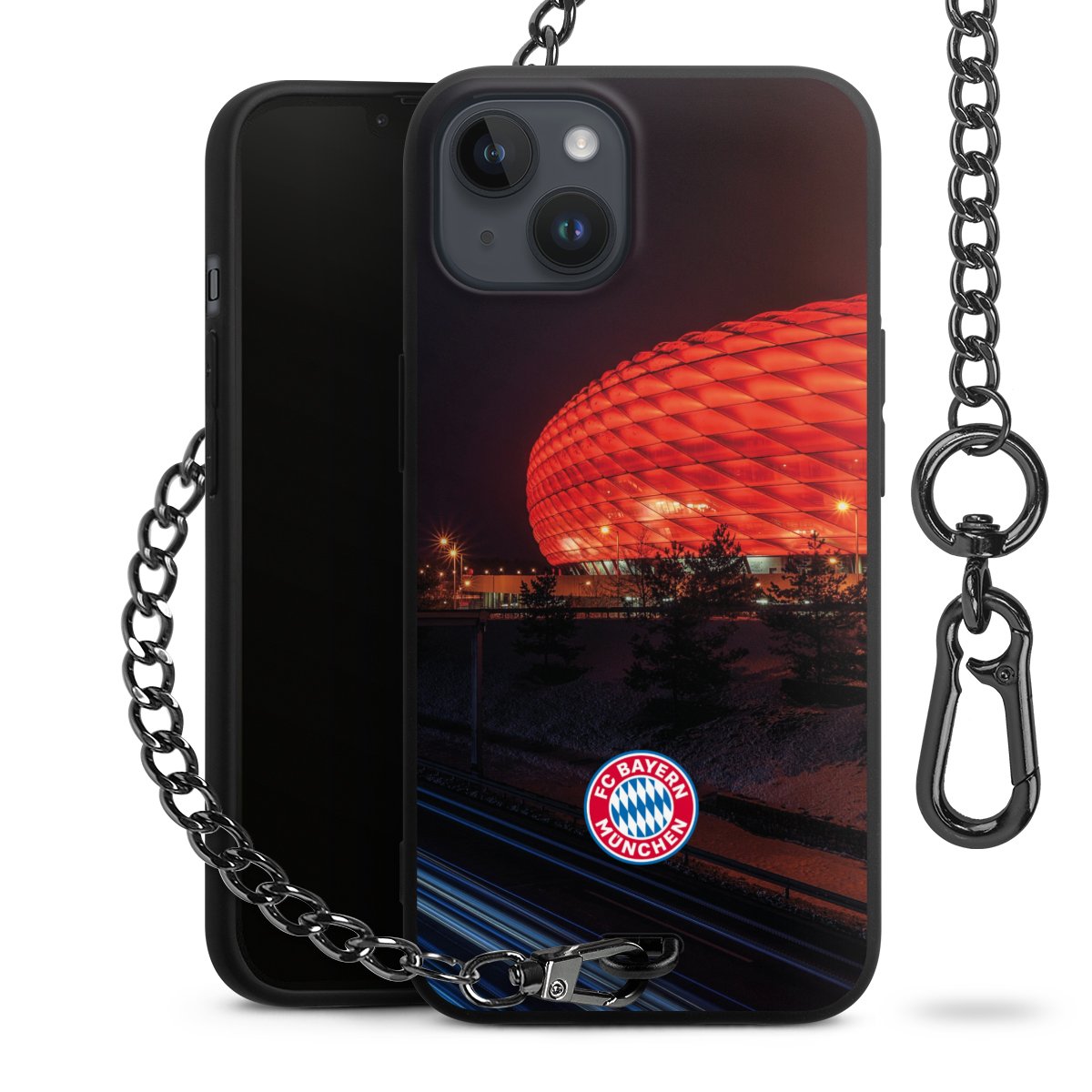 Allianz Arena bei Nacht FCB
