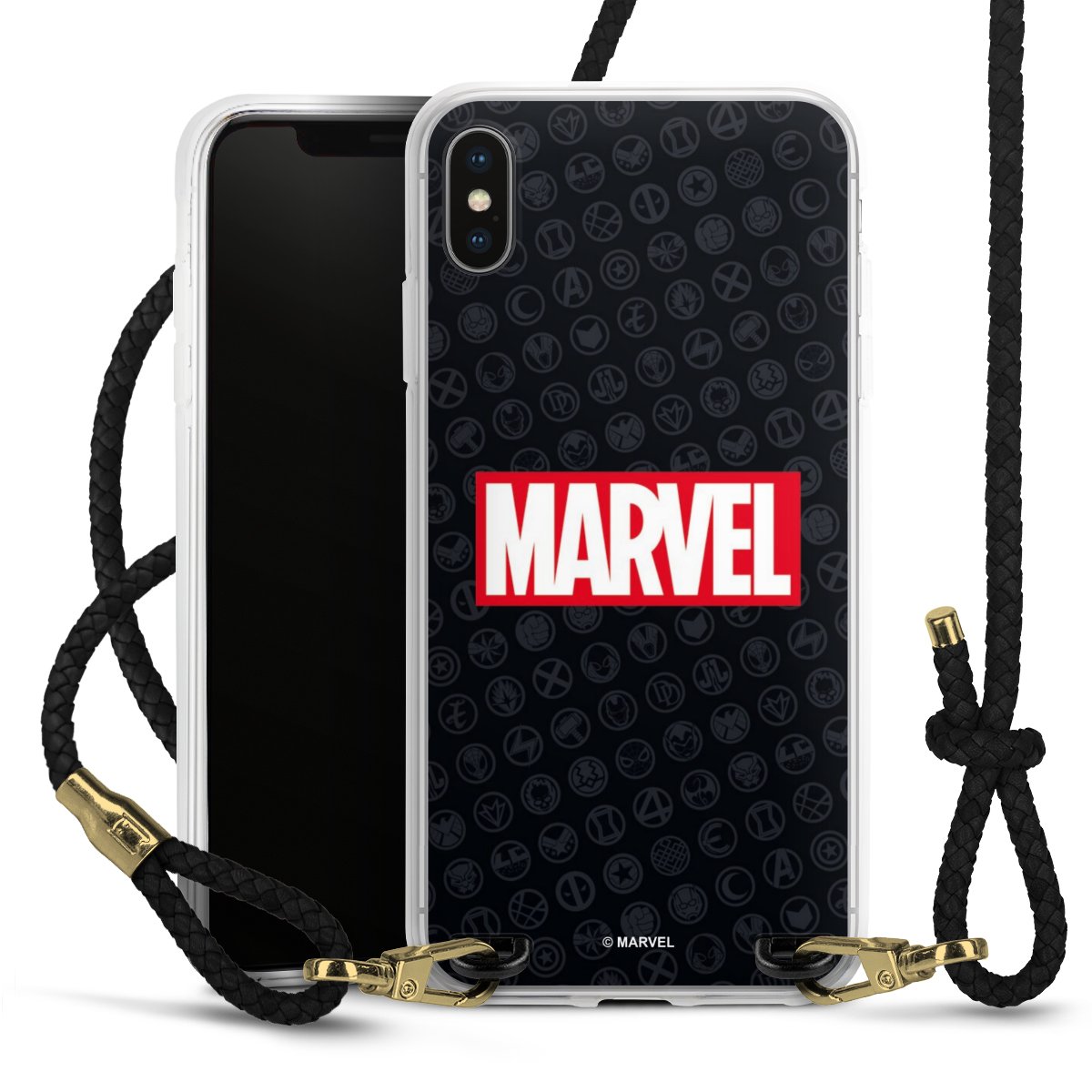 Marvel Logo Black Red 