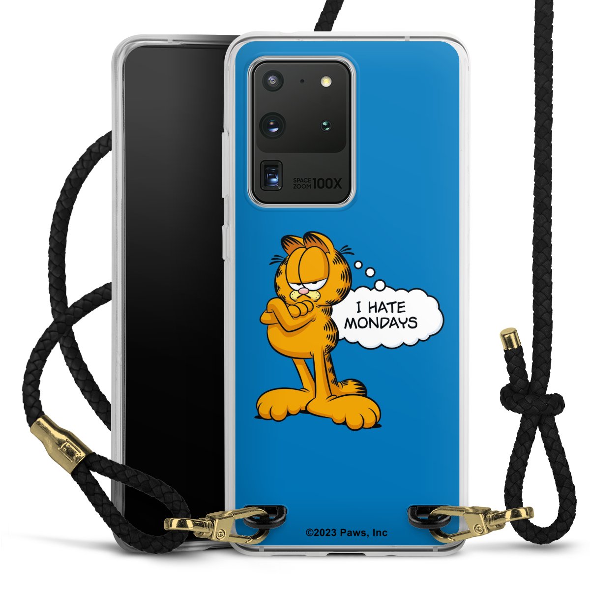 Garfield Ik haat maandagen blauw