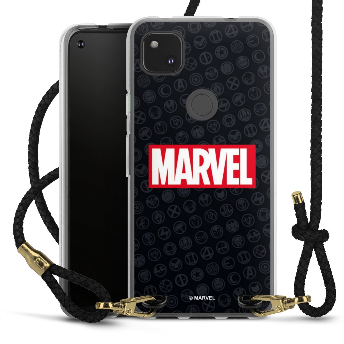 Marvel Logo Black Red 