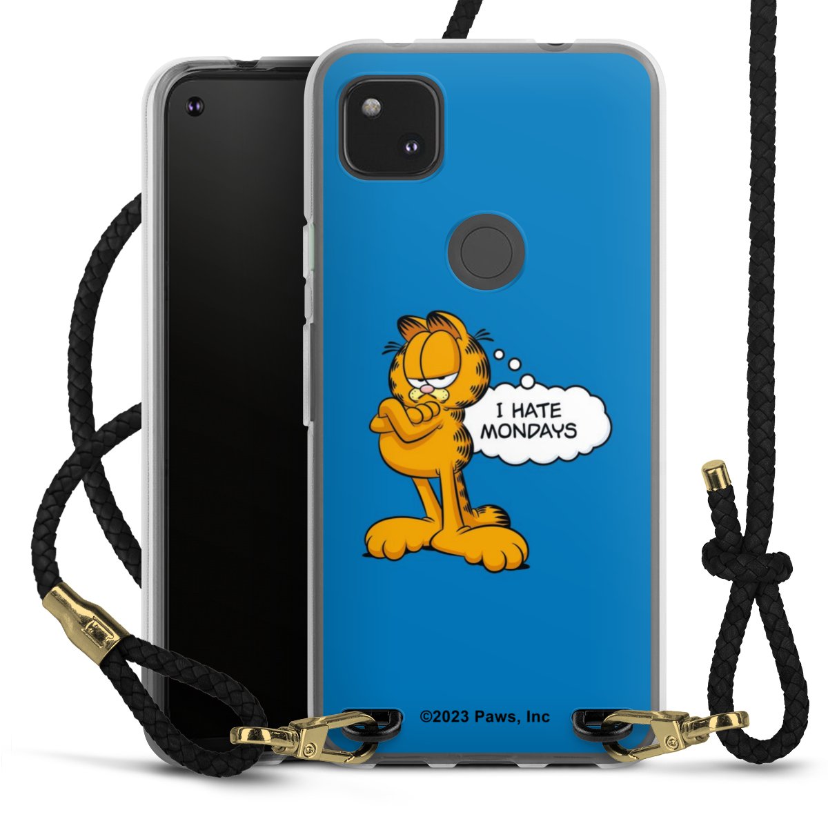 Garfield Ik haat maandagen blauw