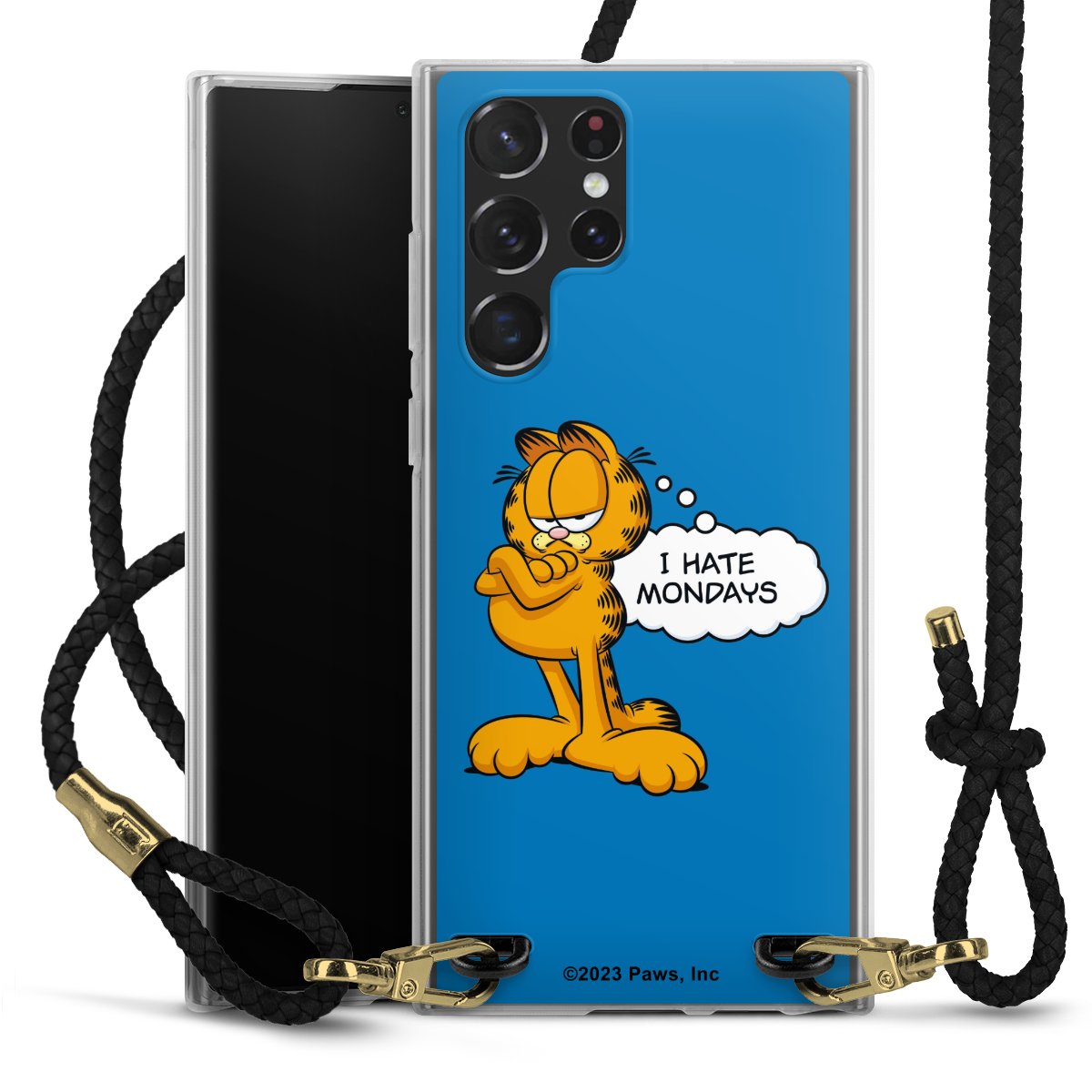 Garfield Ik haat maandagen blauw