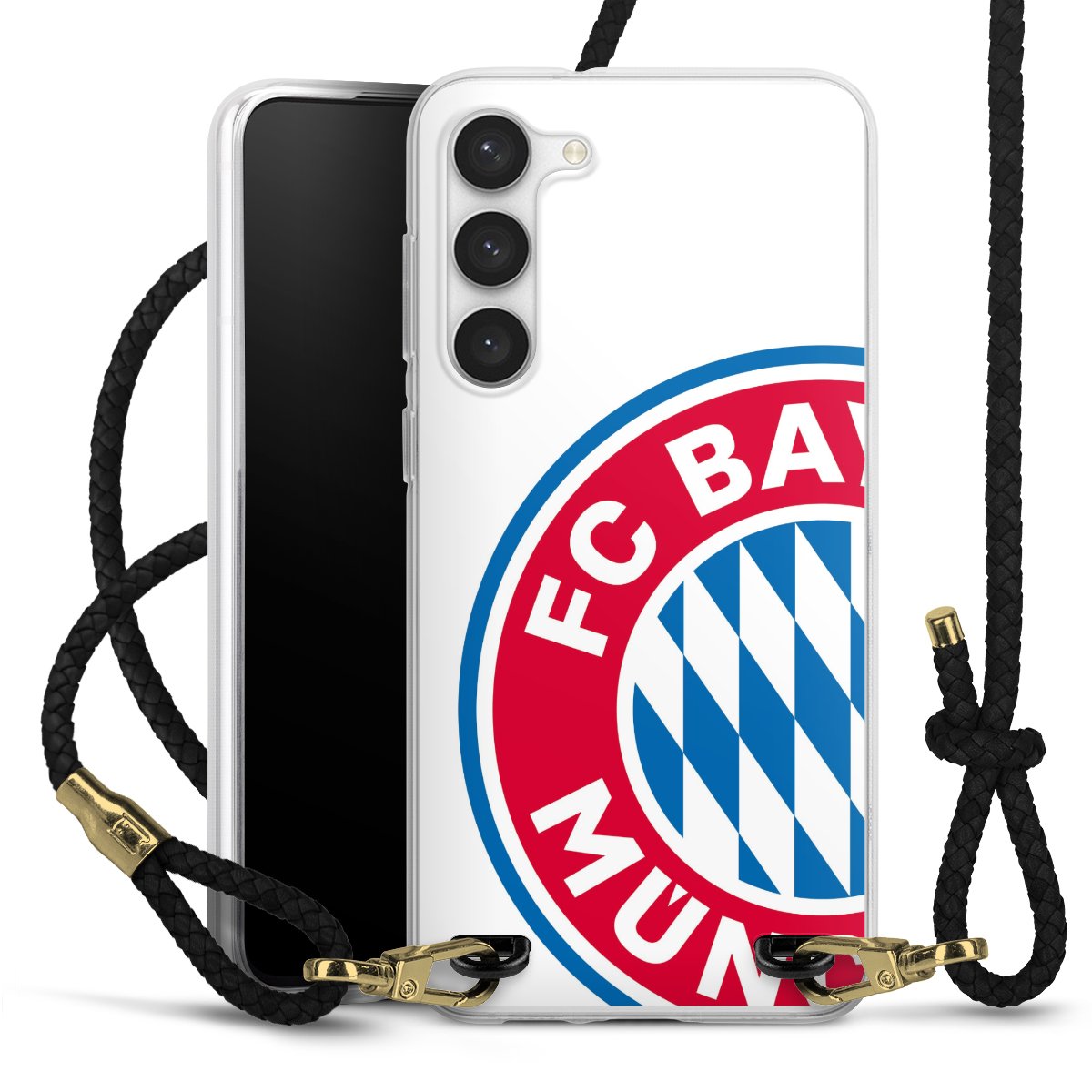 Großes FCB Logo Weiß