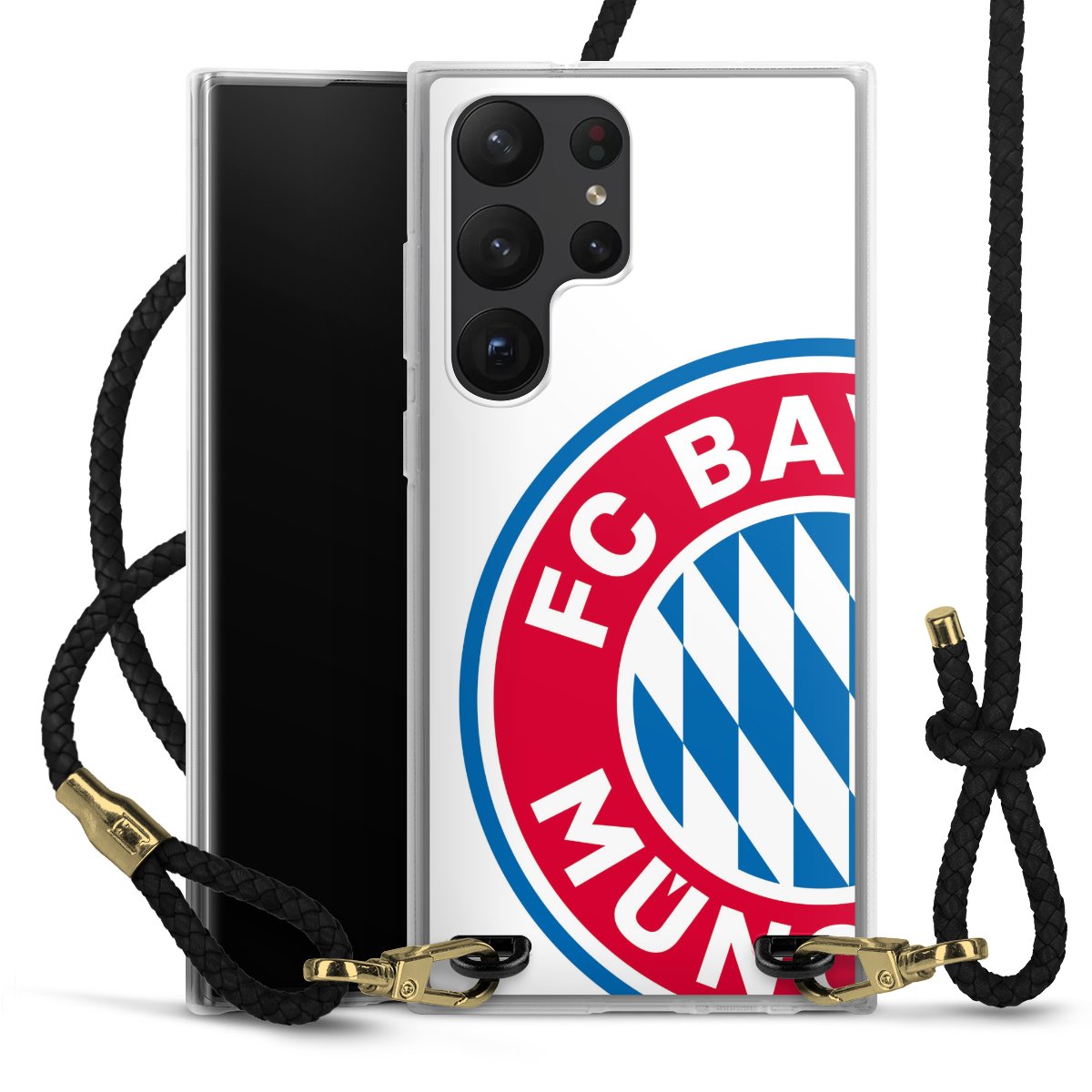 Großes FCB Logo Weiß