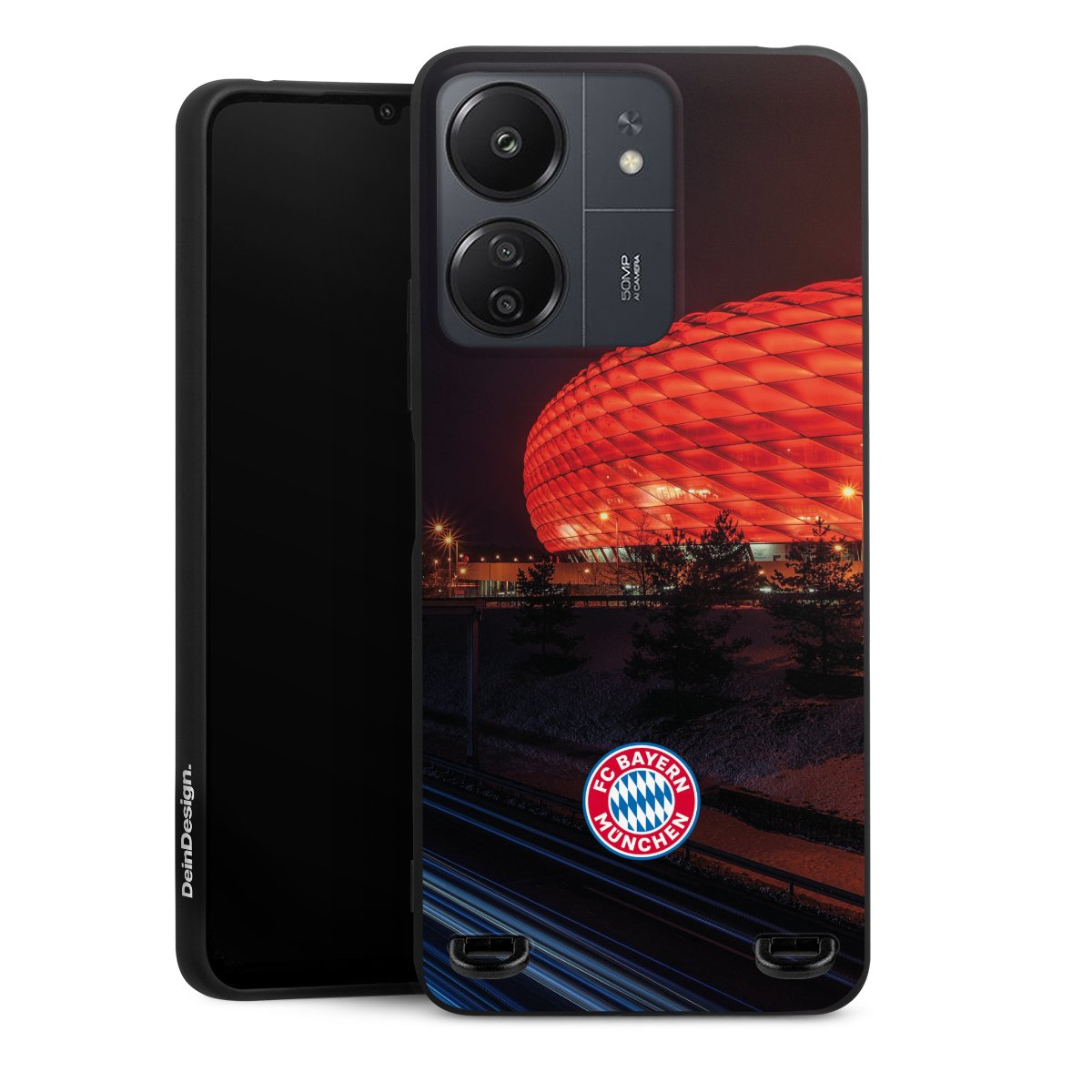 Allianz Arena bei Nacht FCB