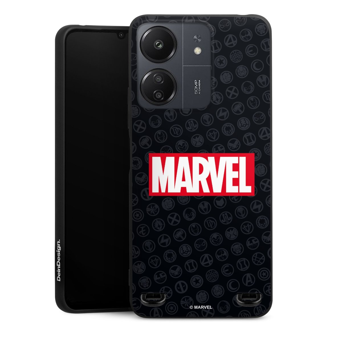 Marvel Logo Zwart Rood