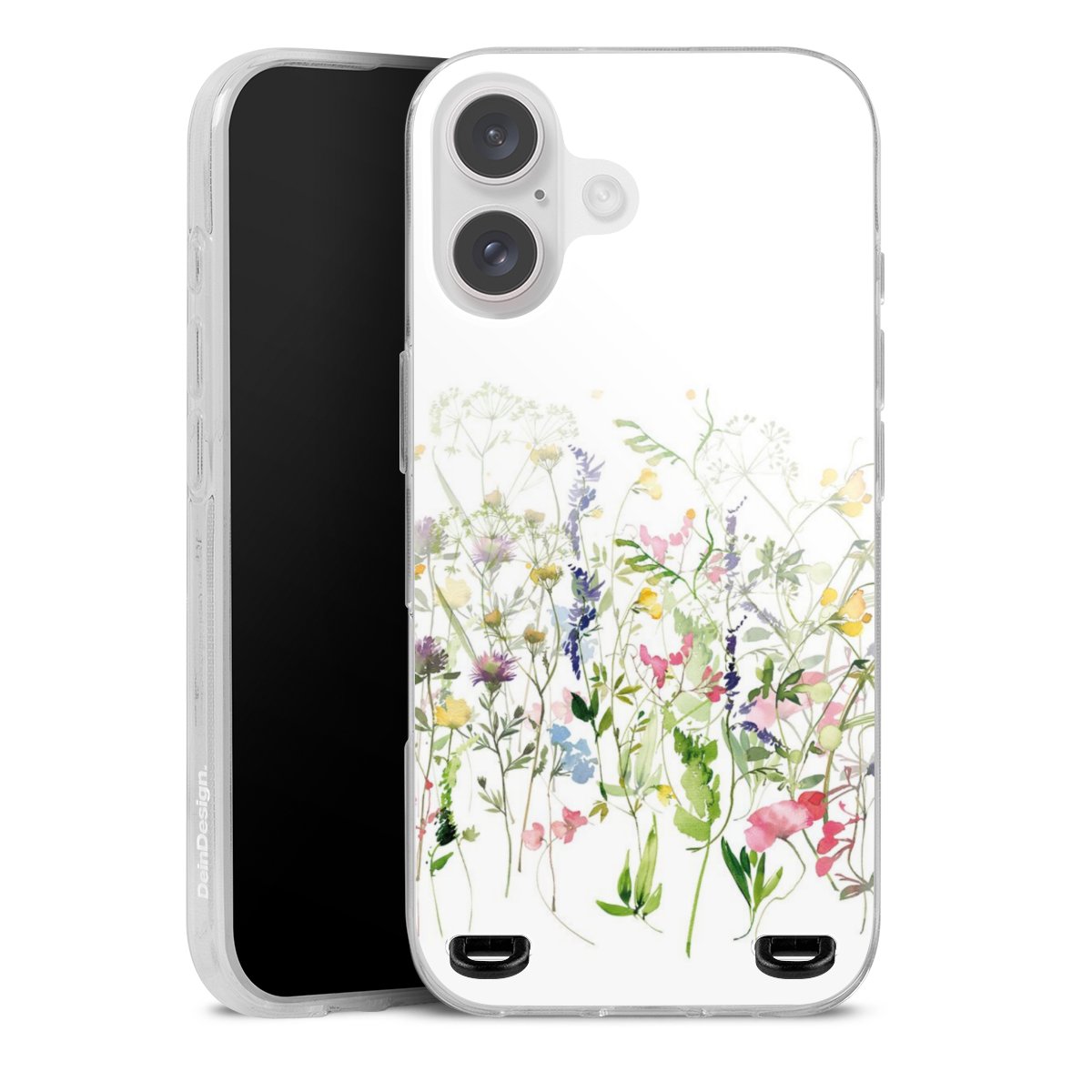 Fleurs de prairie printanières colorées