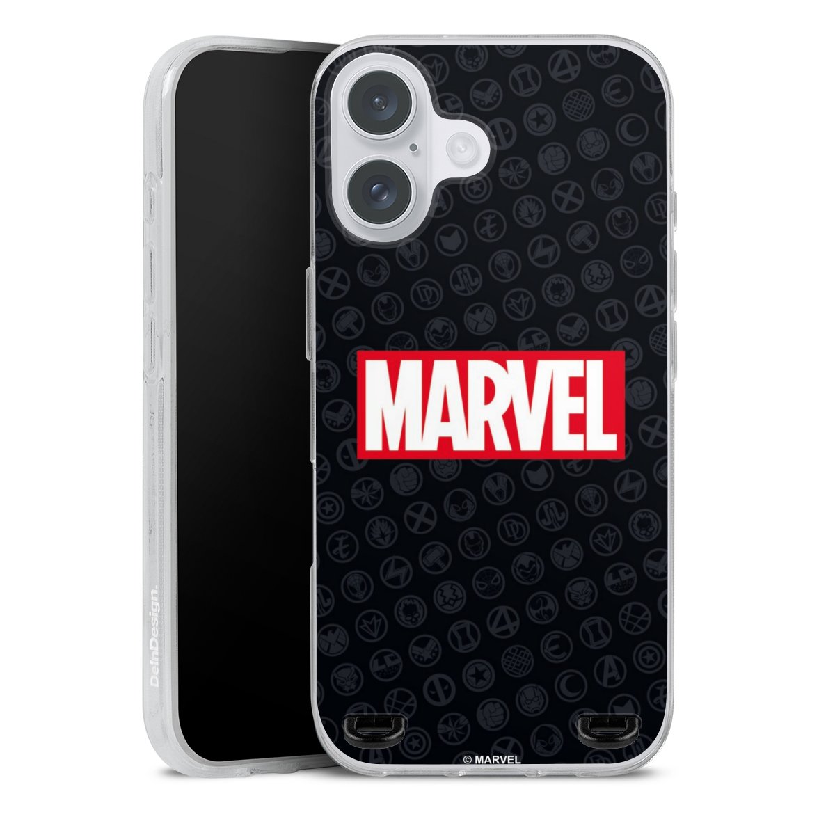 Marvel Logo Zwart Rood