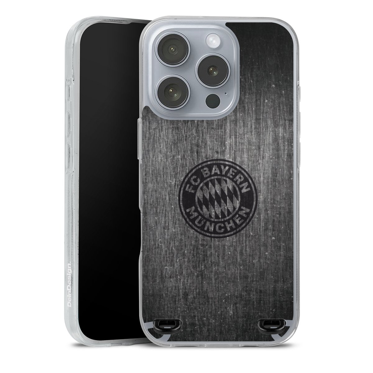 Metalllook FCB Logo einfarbig