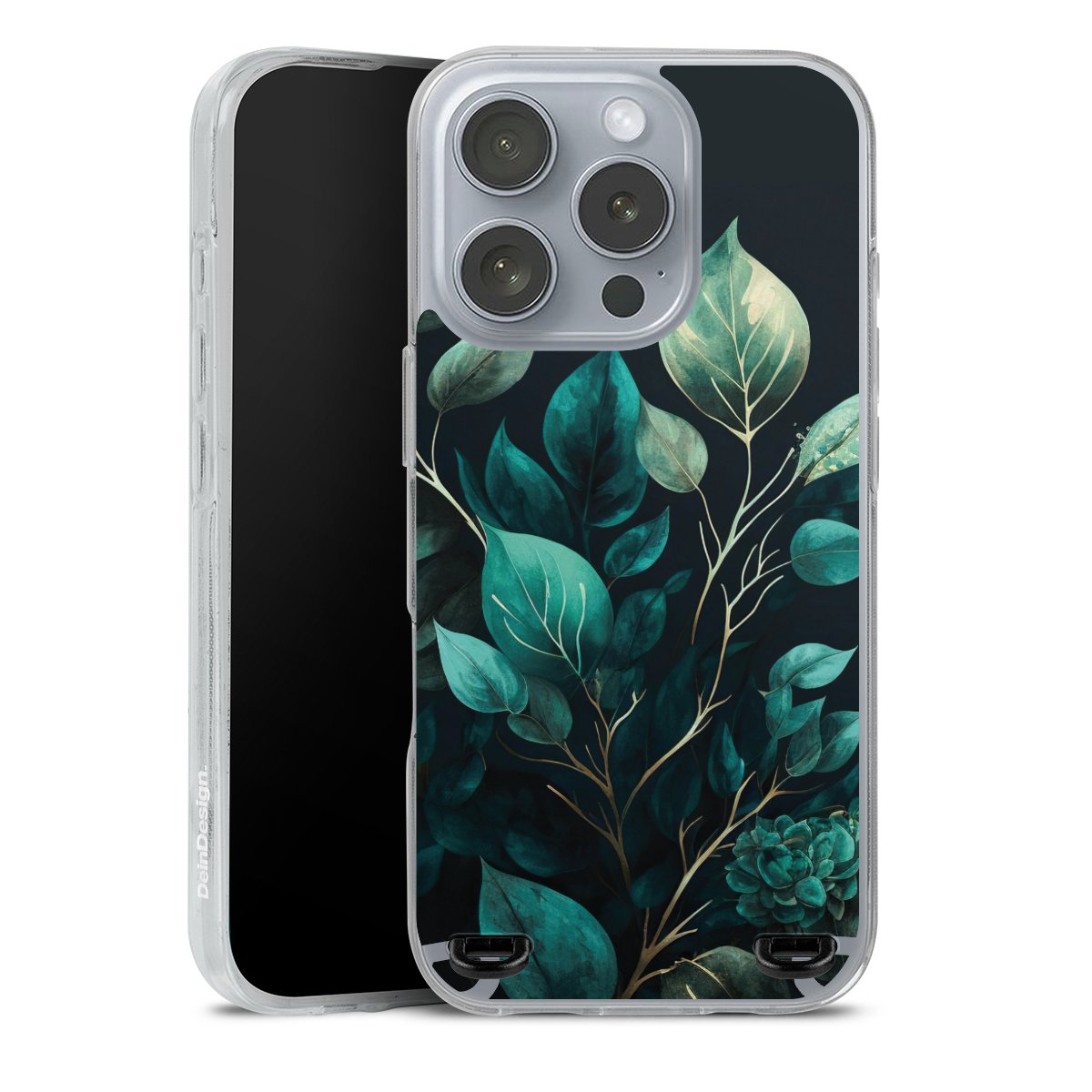Eukalyptus dunkler Hintergrund