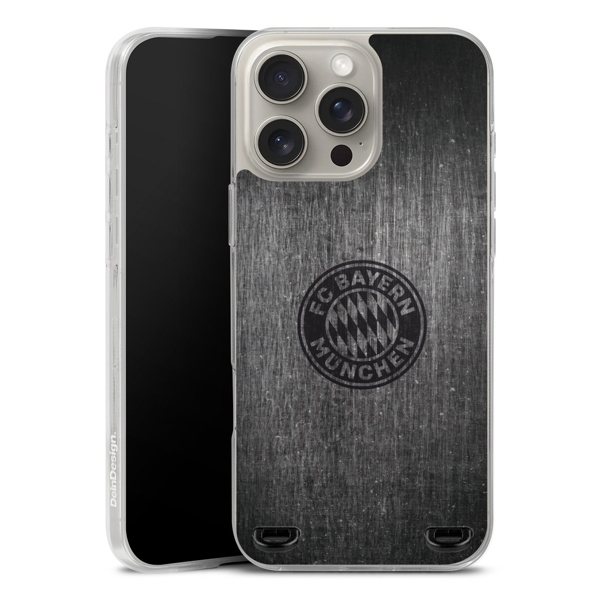 Metalllook FCB Logo einfarbig