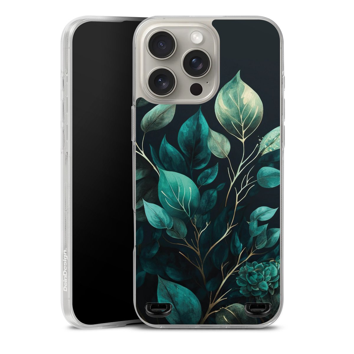 Eukalyptus dunkler Hintergrund
