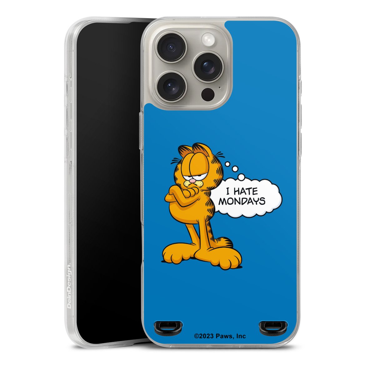 Garfield Je déteste les lundis Bleu