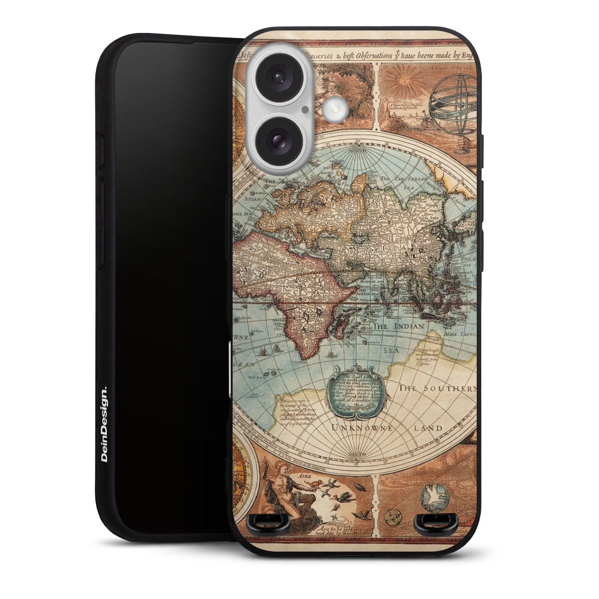 Mappa del mondo vintage