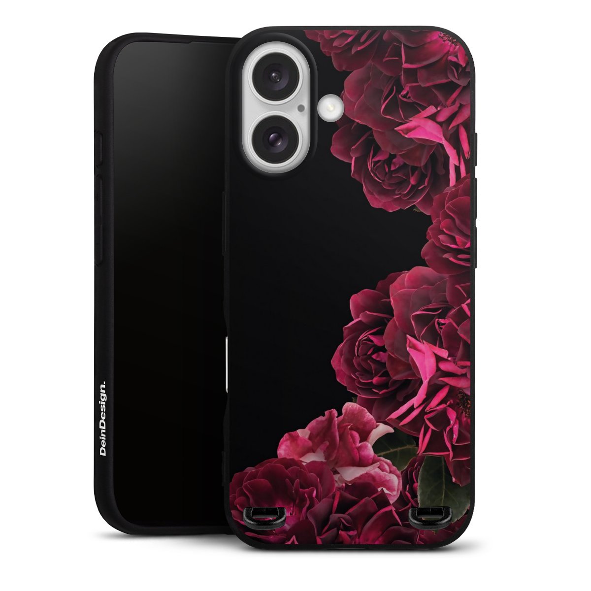 Rose vintage su nero