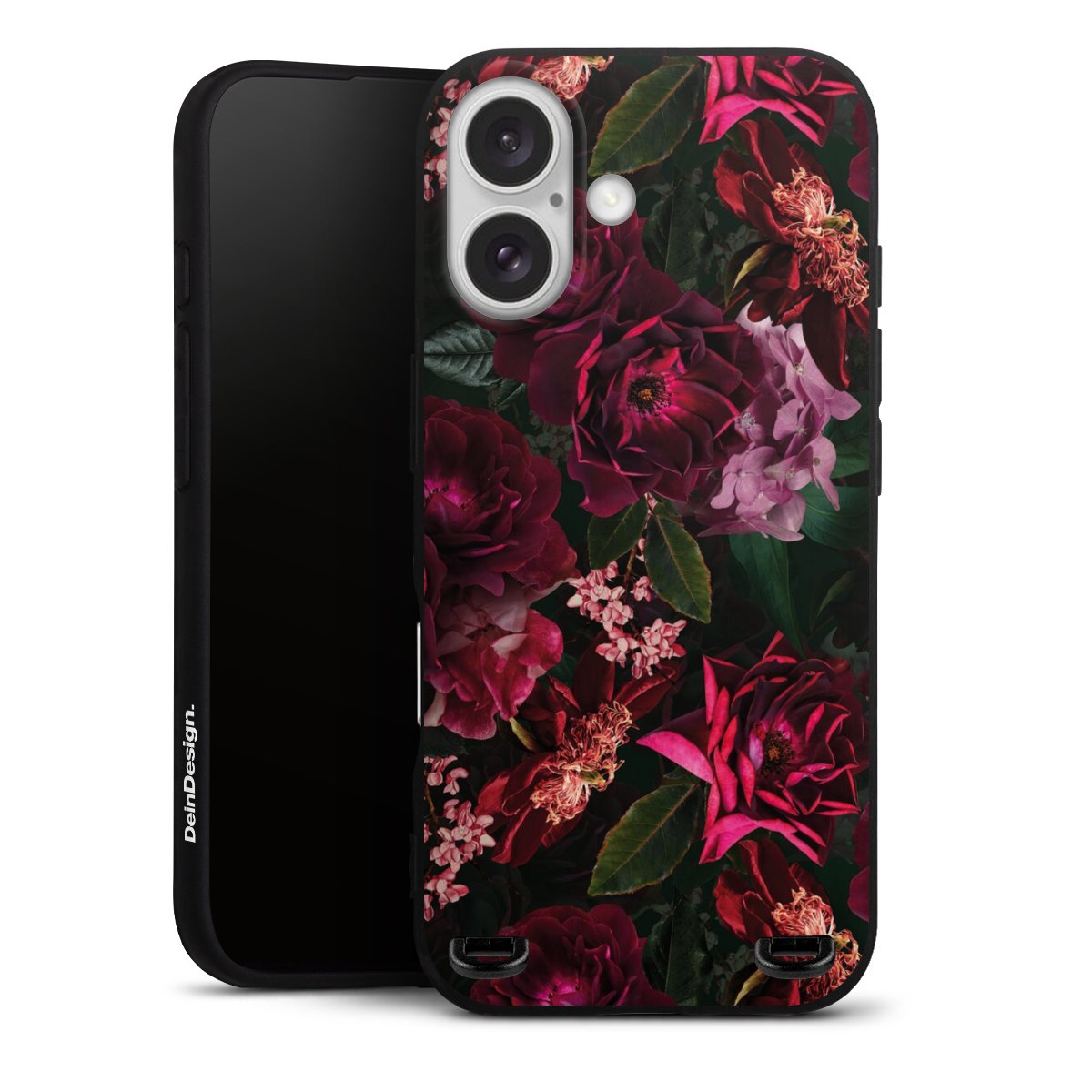 Fiori rosso scuro e rosa