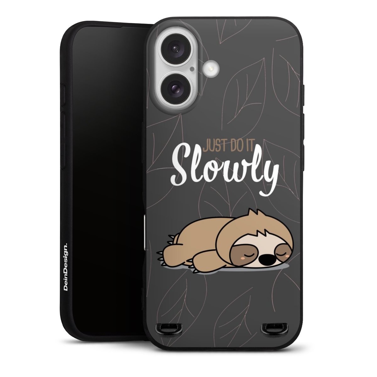Just Do It Slowly Sloth Grey