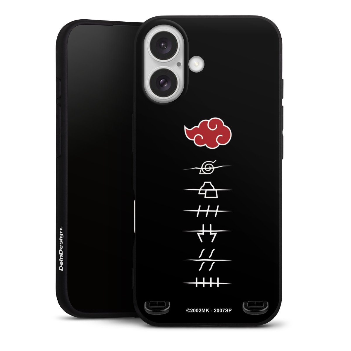Symboles des membres de l'Akatsuki noirs