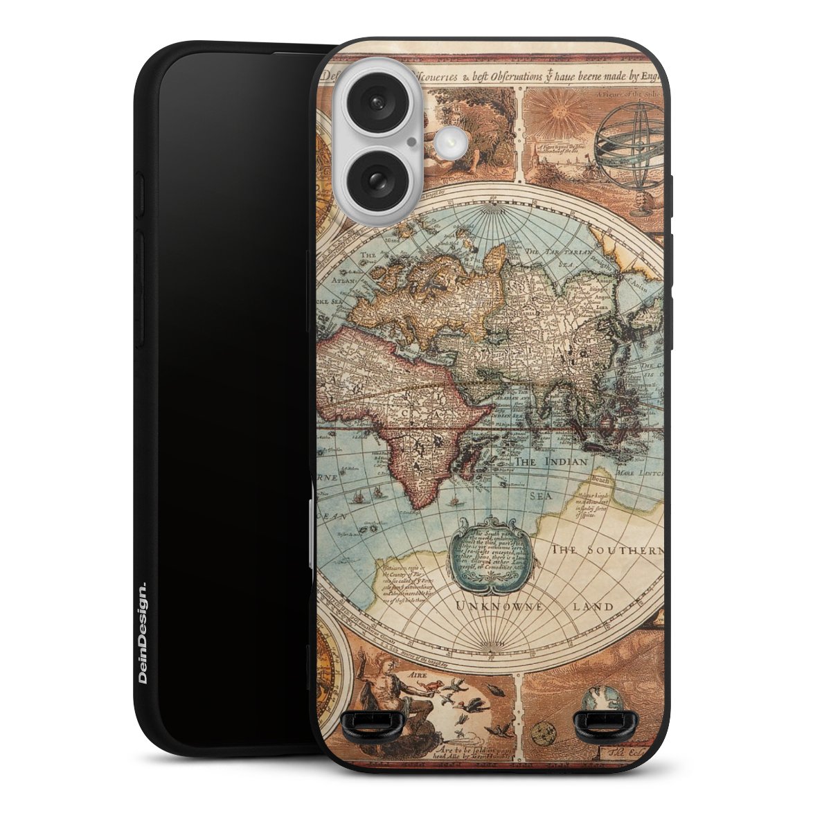 Mappa del mondo vintage