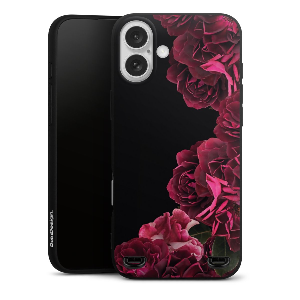 Rose vintage su nero