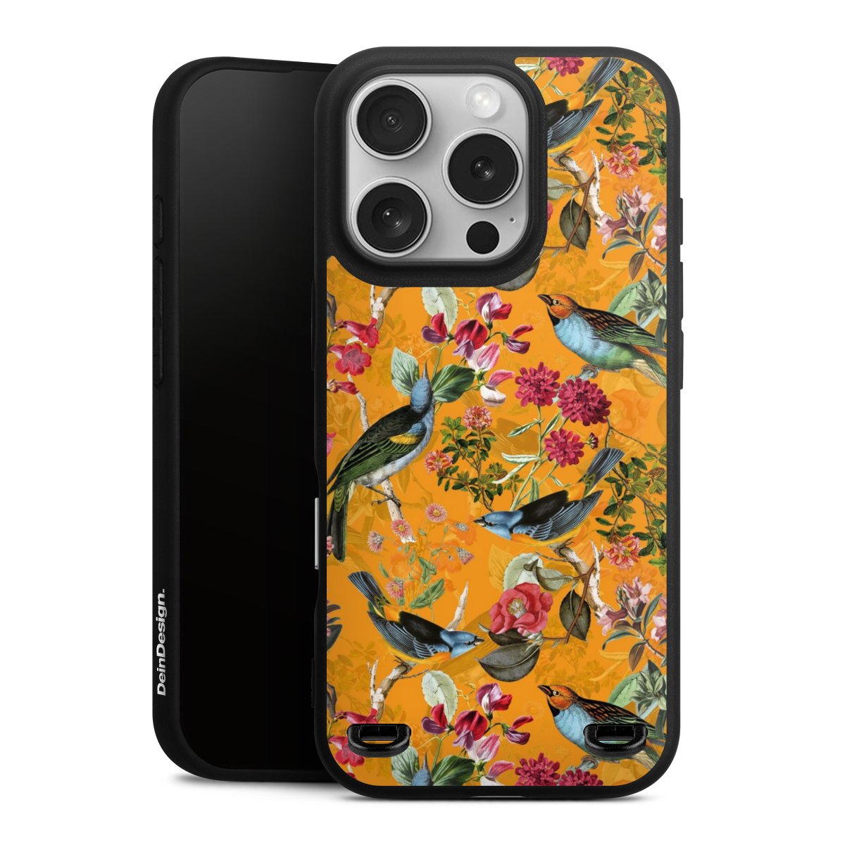 Vogels Bloemen Behang