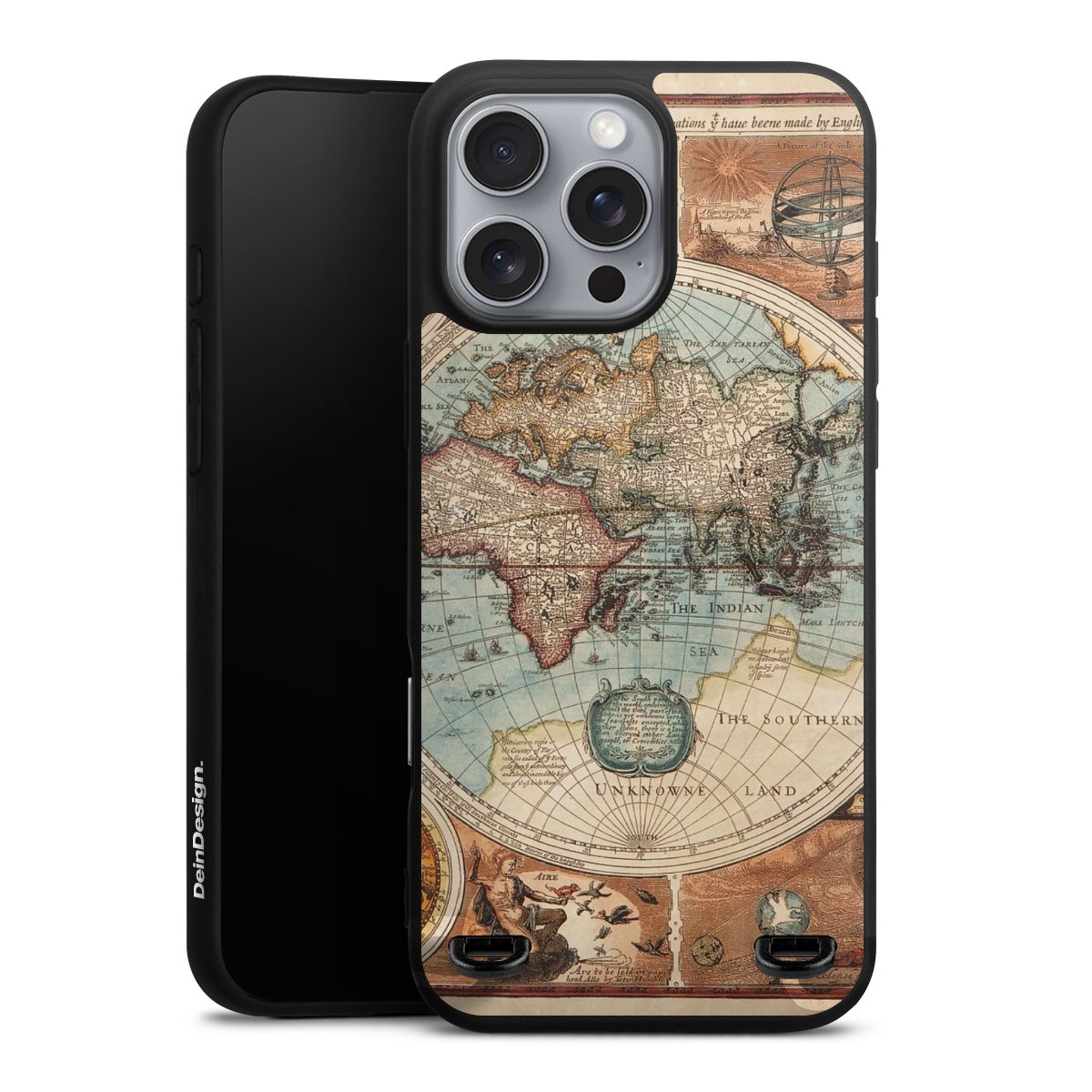 Mappa del mondo vintage