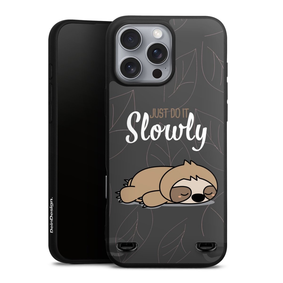 Just Do It Slowly Sloth Grey
