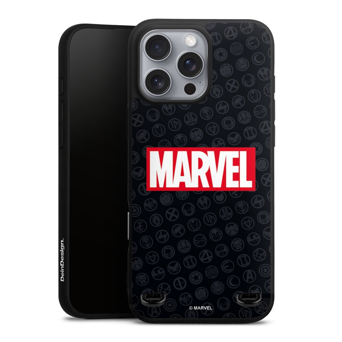 Marvel Logo Zwart Rood