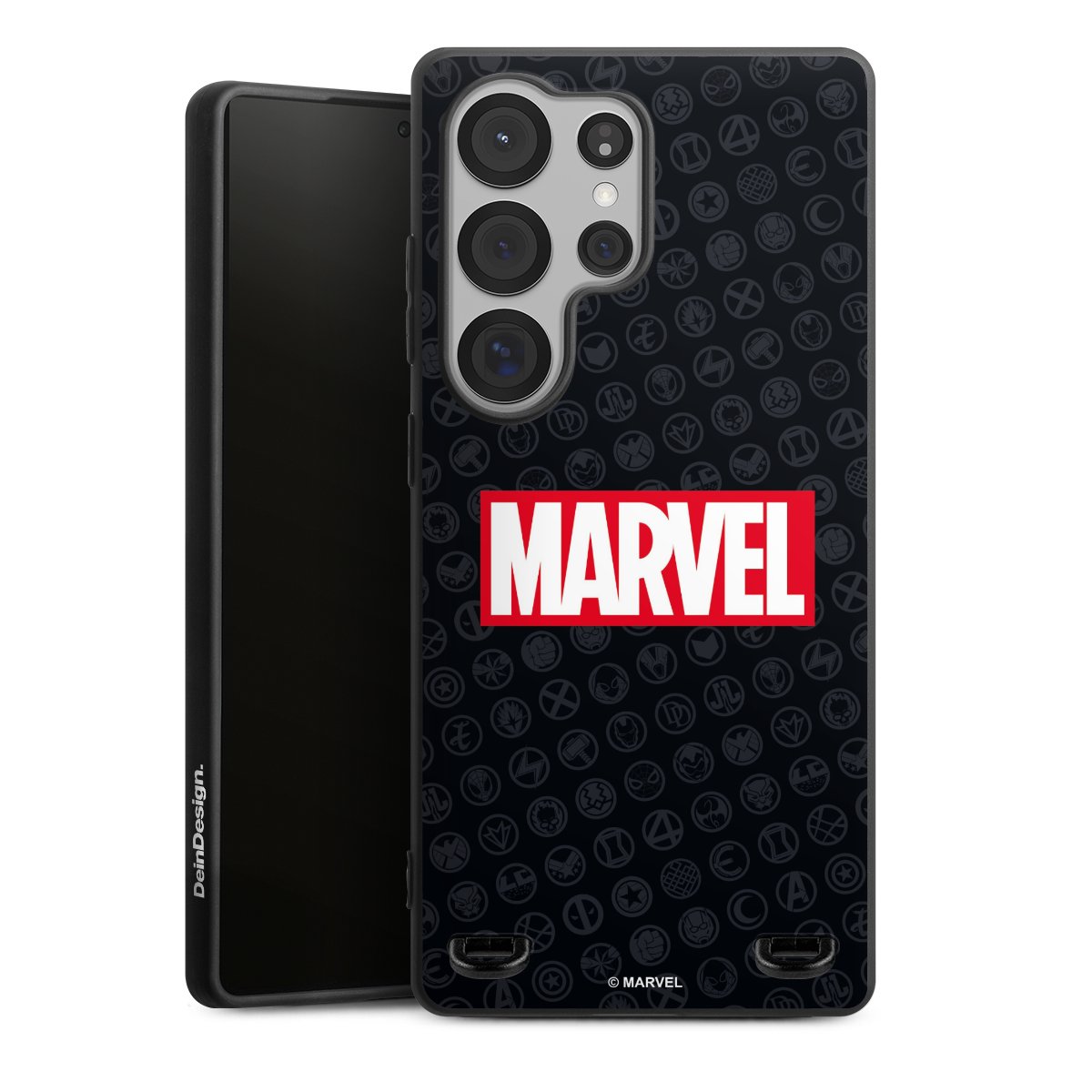 Marvel Logo Black Red 