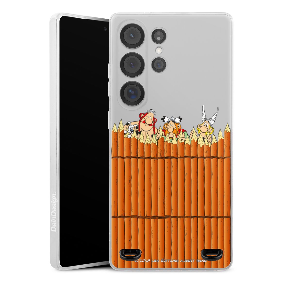 Gaulois Derrière Palissade Transparent