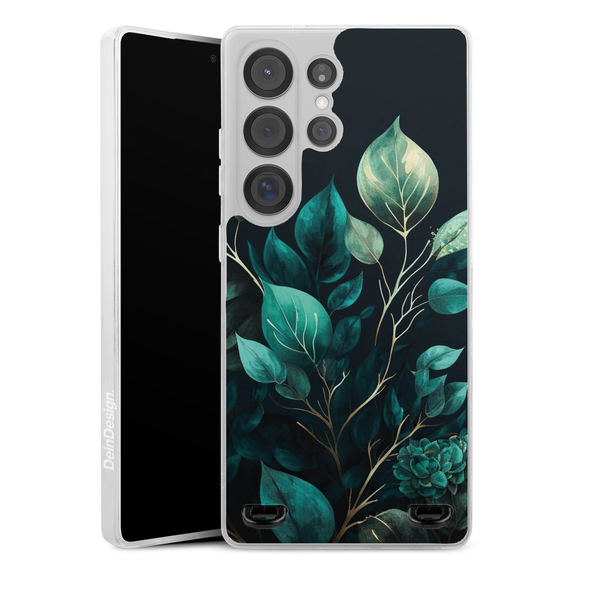 Eukalyptus dunkler Hintergrund