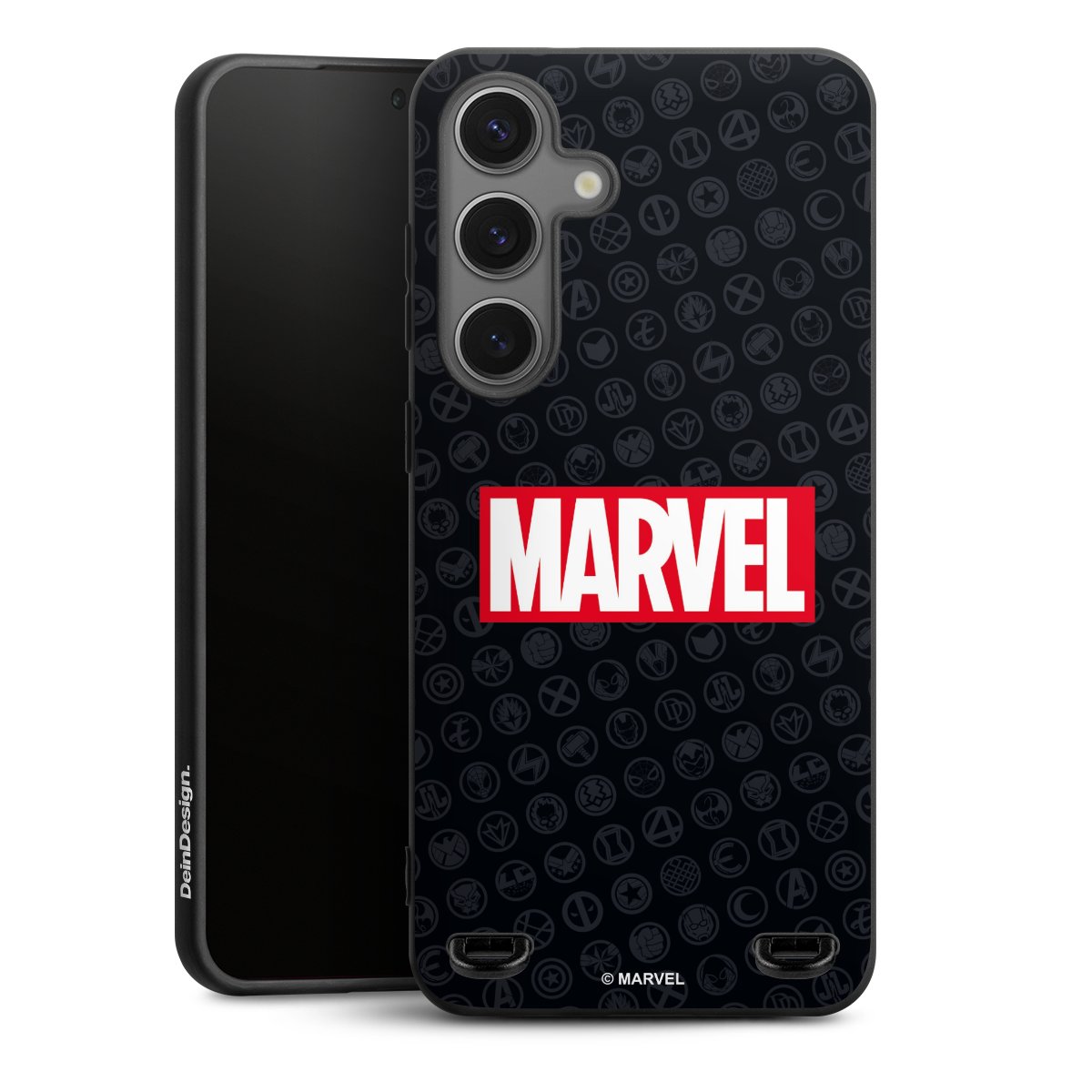 Marvel Logo Black Red 