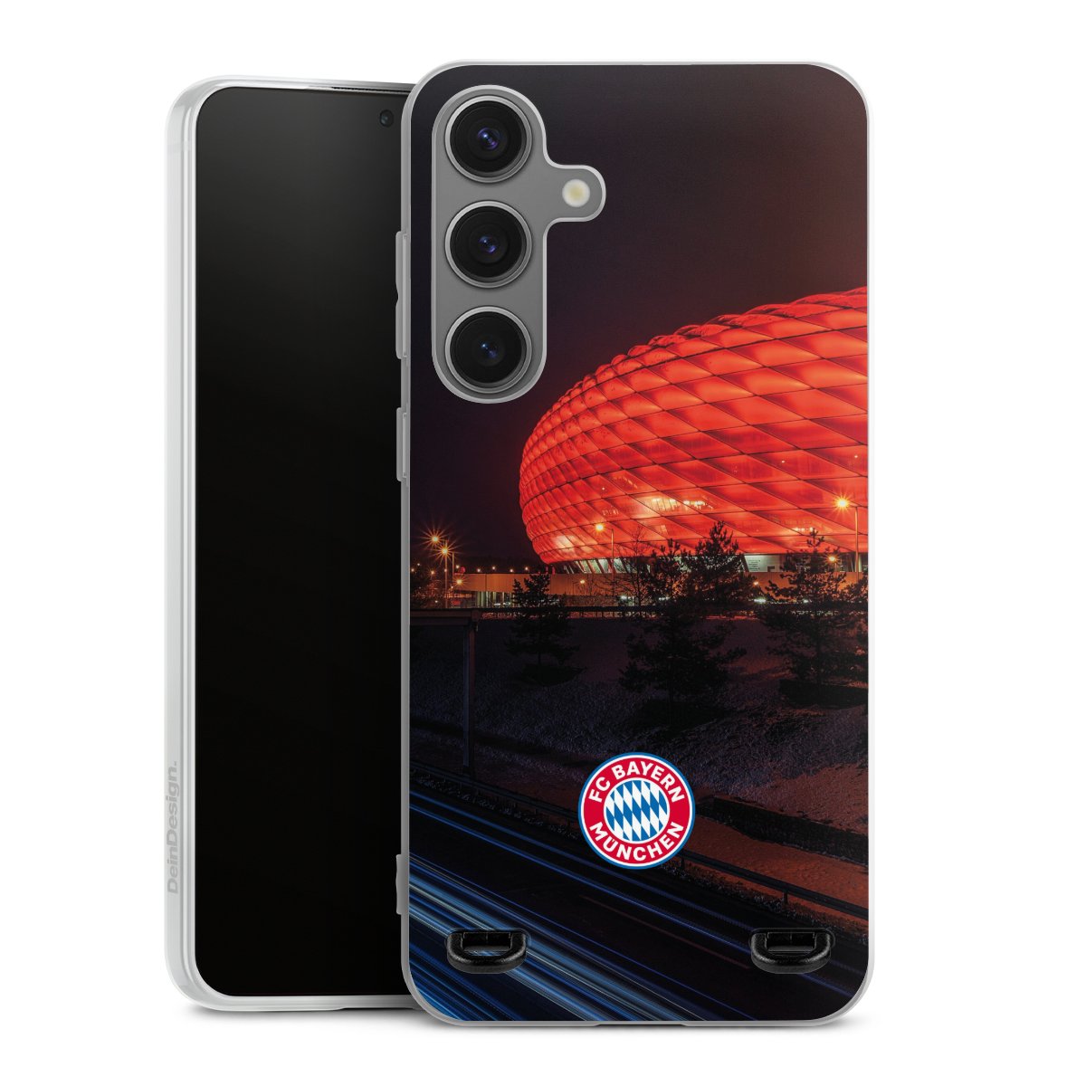 Allianz Arena bei Nacht FCB