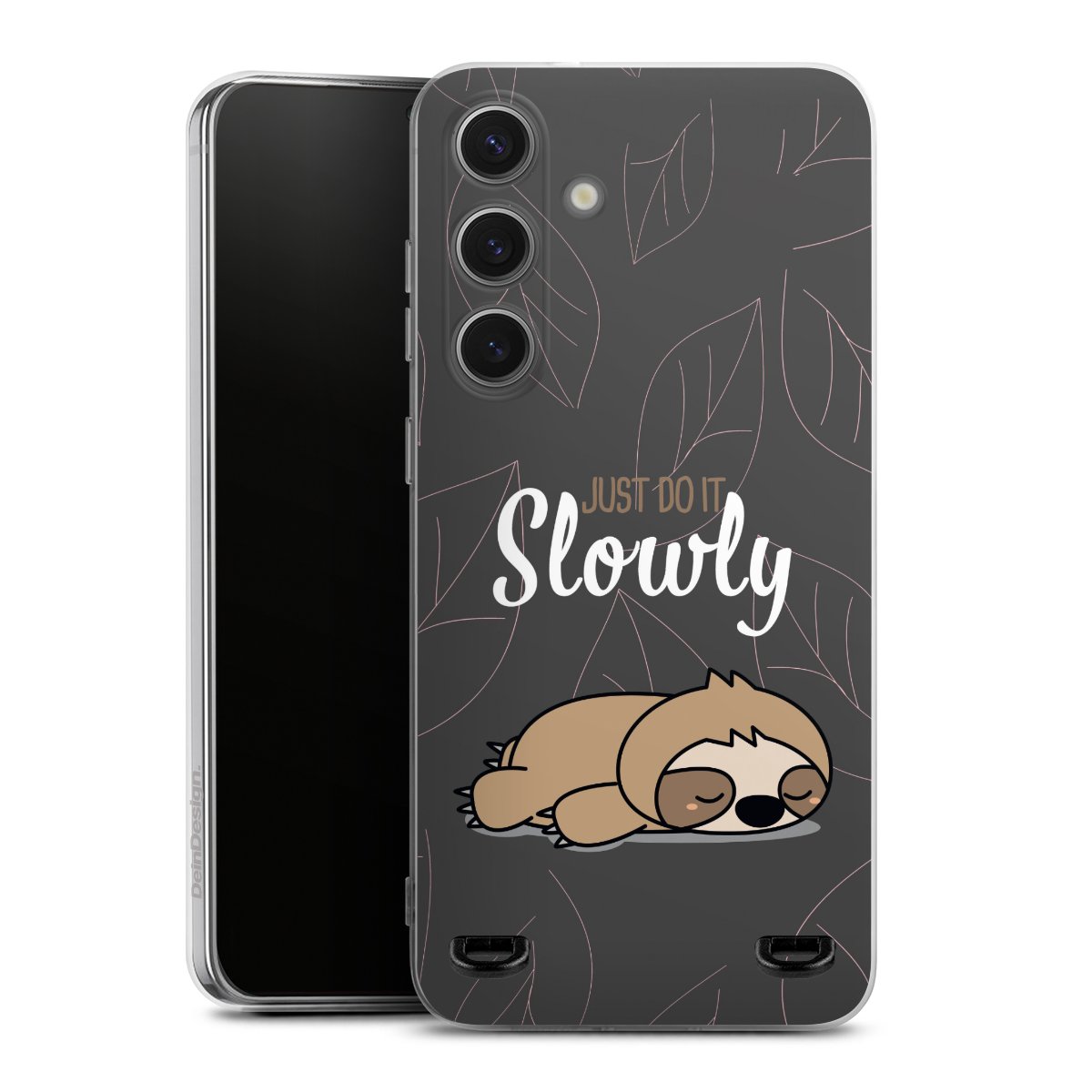 Just Do It Slowly Sloth Grey
