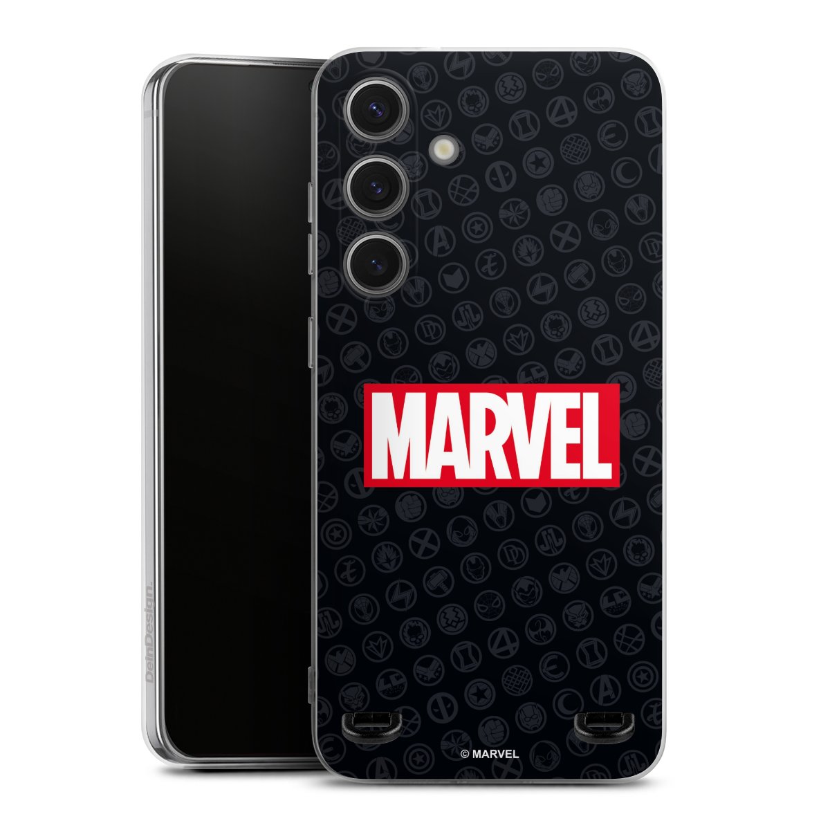 Marvel Logo Black Red 