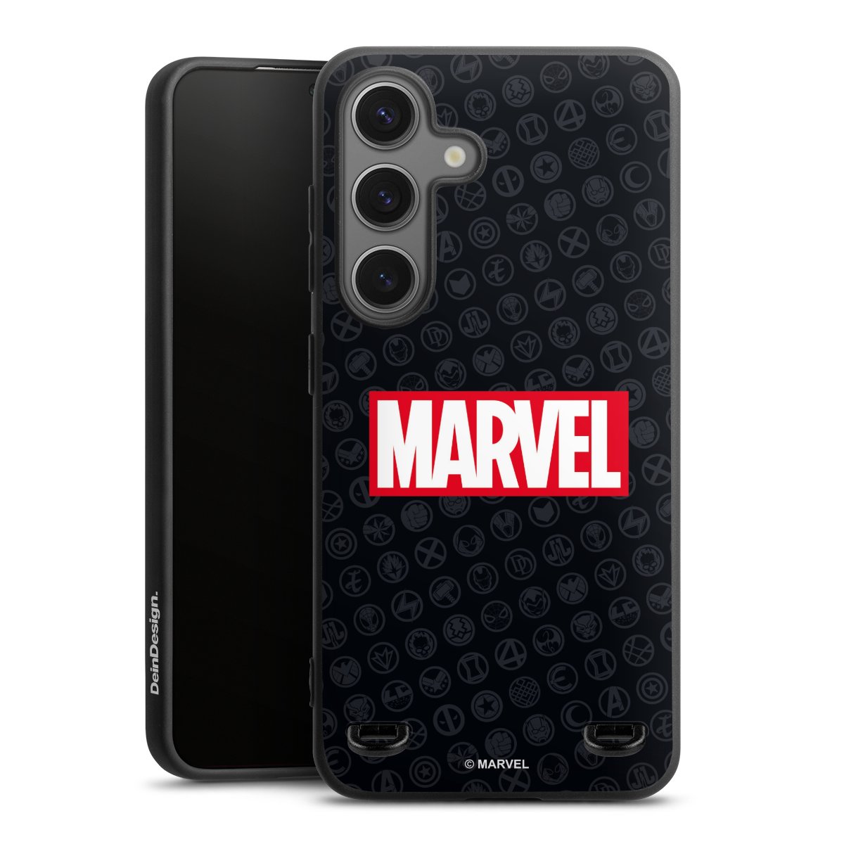 Marvel Logo Black Red 