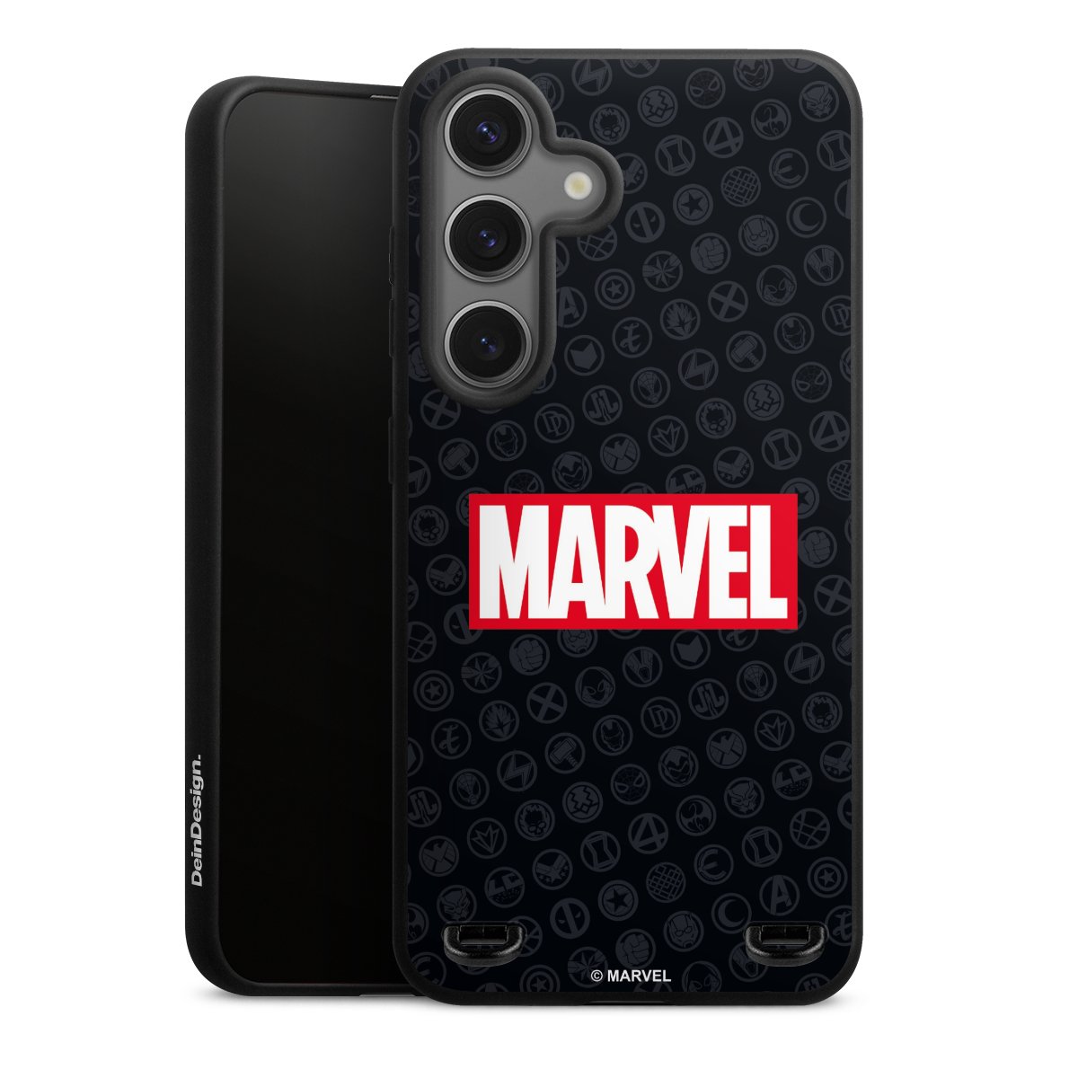 Marvel Logo Black Red 