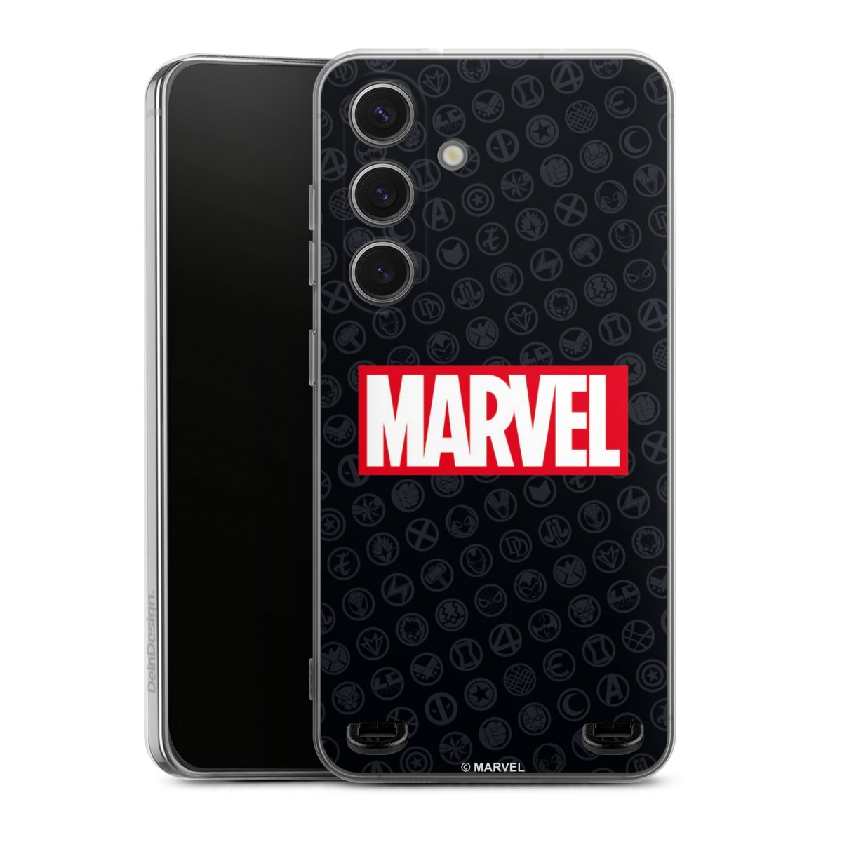 Marvel Logo Black Red 