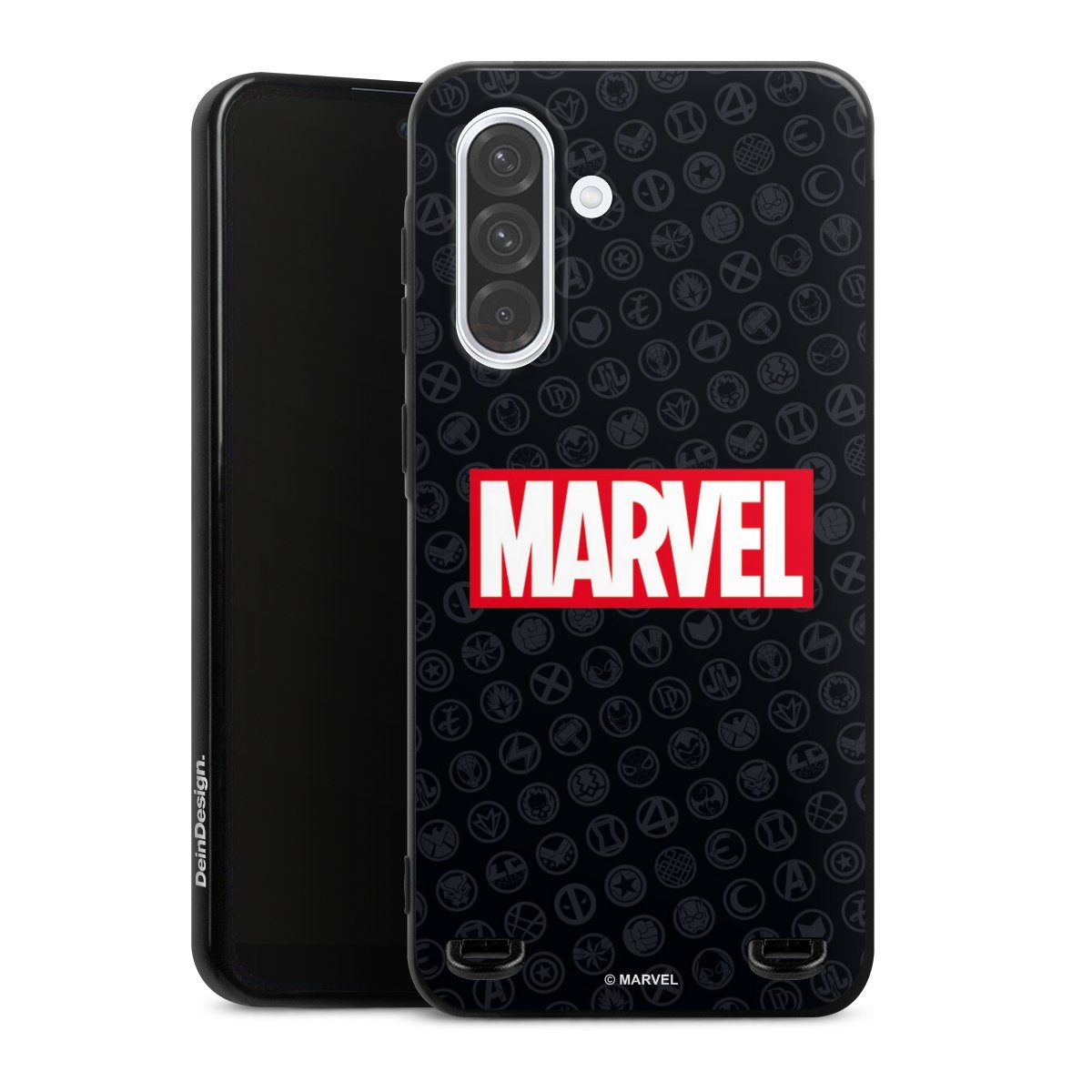 Marvel Logo Black Red 