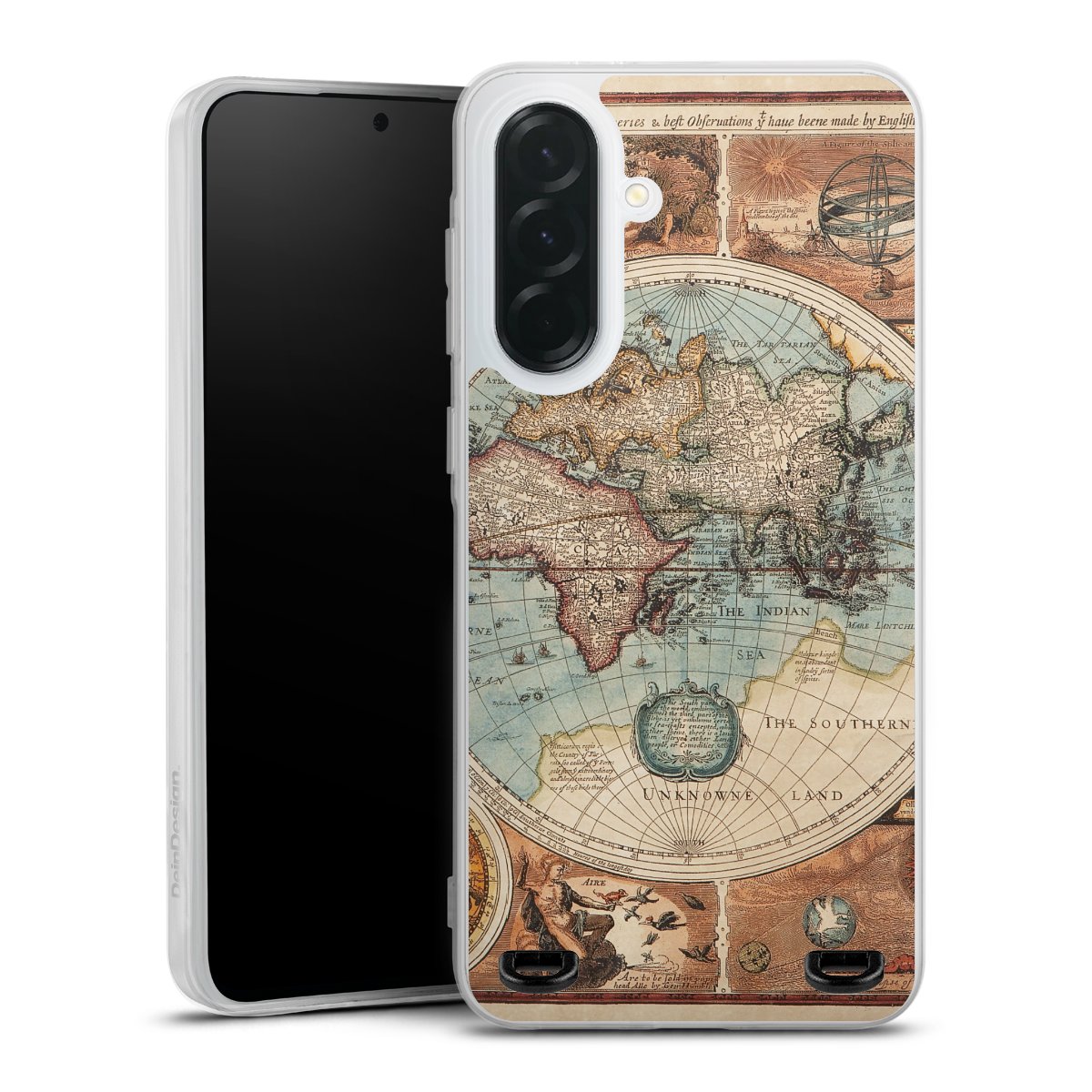 Mappa del mondo vintage