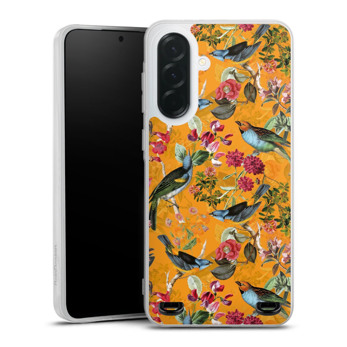 Vogels Bloemen Behang