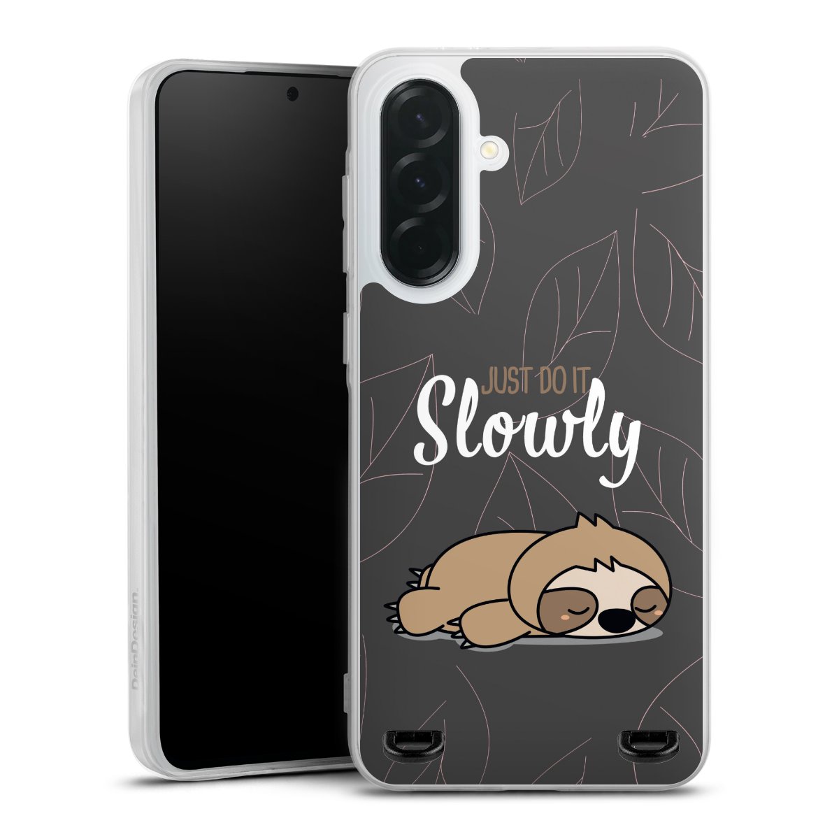 Just Do It Slowly Sloth Grey