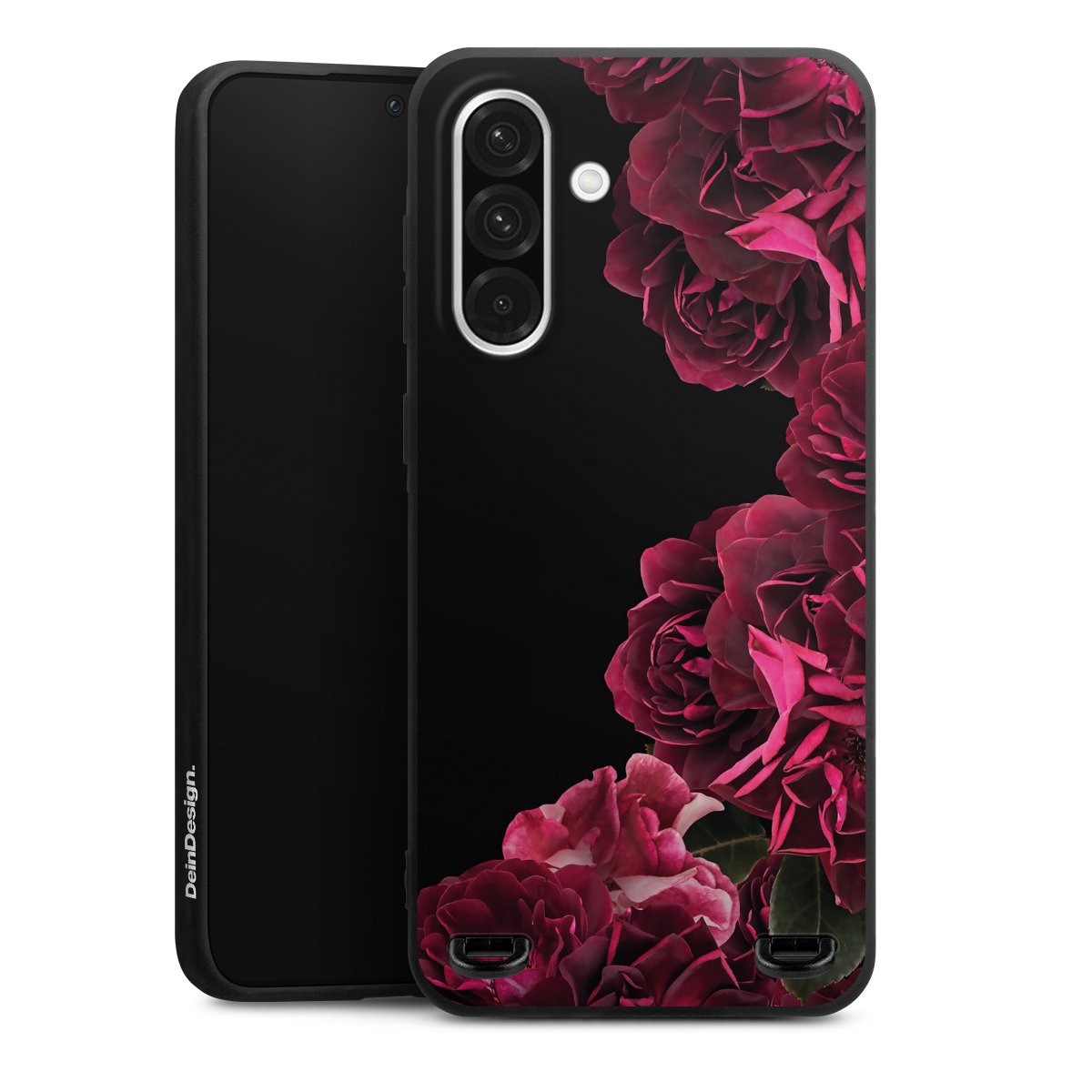 Rose vintage su nero