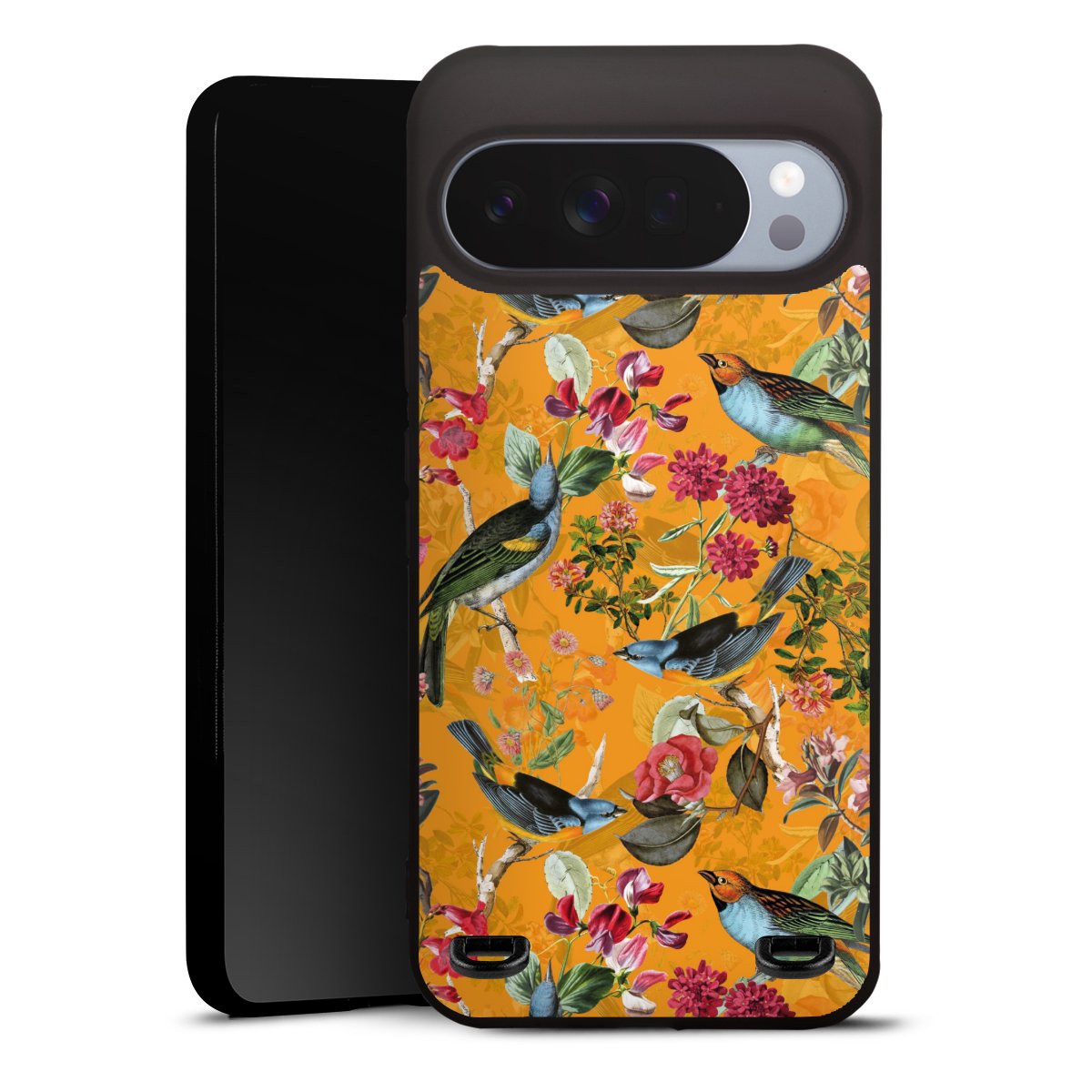 Vogels Bloemen Behang