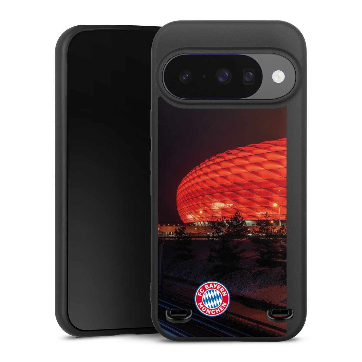 Allianz Arena bei Nacht FCB